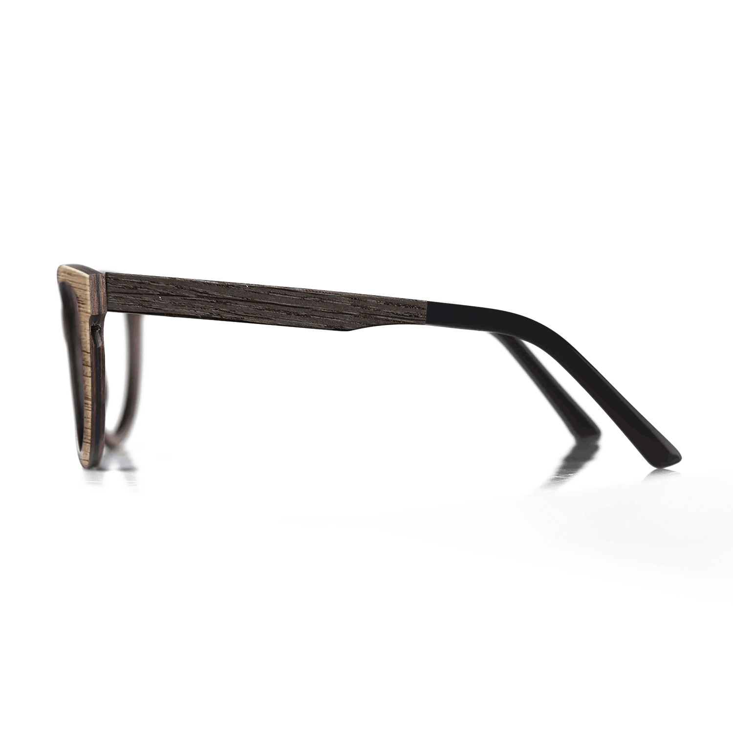 Fumed Oak,Walnut: Straight Grain,Poplar Dyed: Yellow,Poplar Dyed: Blue Denim,Italian Ebony: Mosaic - The Sage - Rectangle - SIRIS wood optic