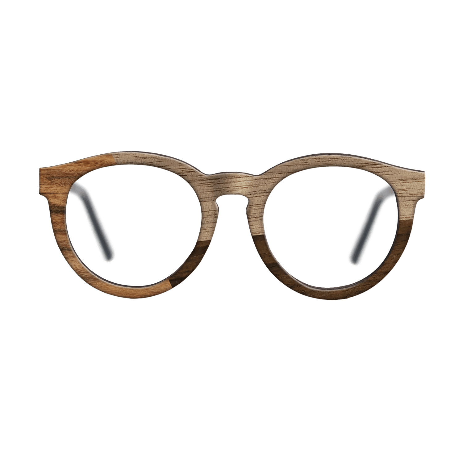 Fumed Oak,Walnut: Straight Grain,Santos Rosewood Dark,Ziricote Dark Quartered: Angle Cut - The Rebel - Round - 1223 - SIRIS wood optic