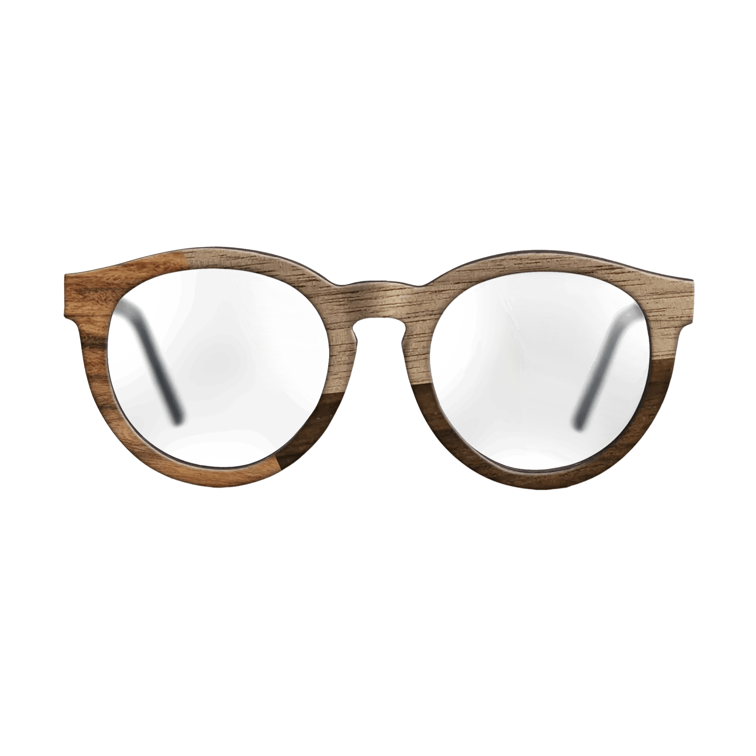 Fumed Oak,Walnut: Straight Grain,Santos Rosewood Dark,Ziricote Dark Quartered: Angle Cut - The Rebel - Round - 1223 - SIRIS wood optic