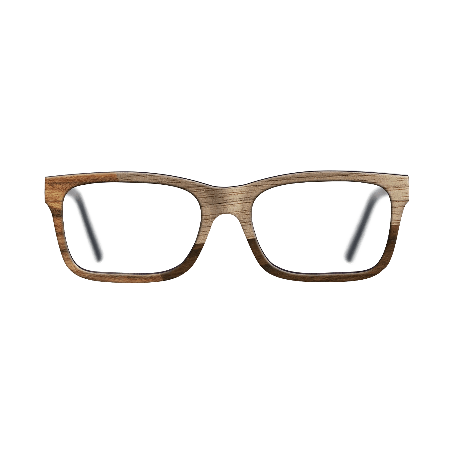 Fumed Oak,Walnut: Straight Grain,Santos Rosewood Dark,Ziricote Dark Quartered: Angle Cut - The Sage - Rectangle - 1223 - SIRIS wood optic