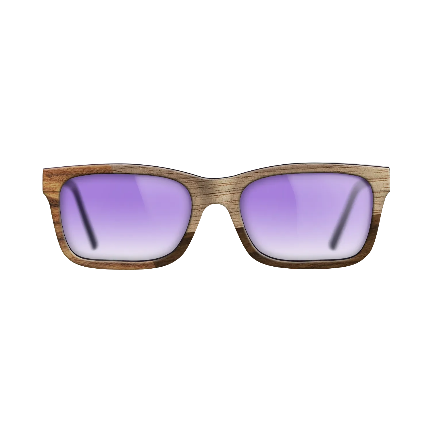 Fumed Oak,Walnut: Straight Grain,Santos Rosewood Dark,Ziricote Dark Quartered: Angle Cut - The Sage - Rectangle - 1223 - SIRIS wood optic