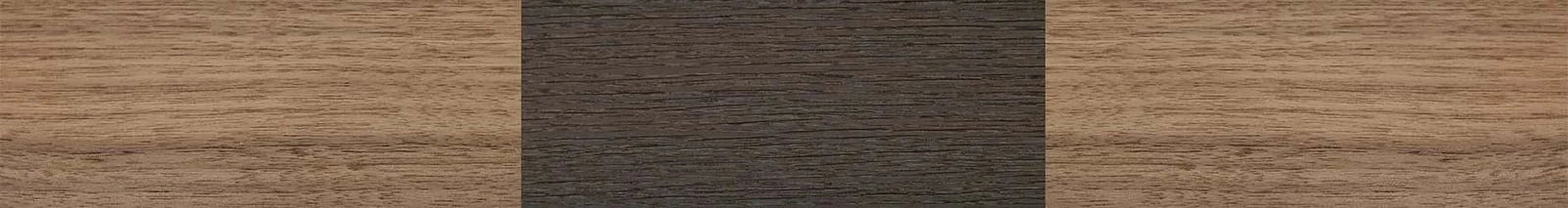 Fumed Oak,Walnut: Straight Grain: Single Cut - The Hero - Square - SIRIS wood optic