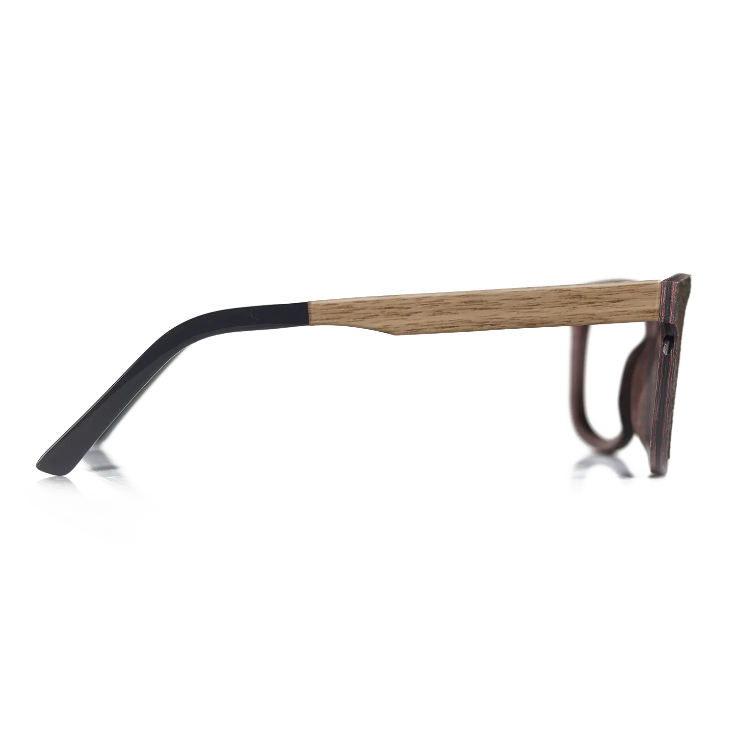 Fumed Oak,Walnut: Straight Grain: Single Cut - The Rebel - Round - SIRIS wood optic