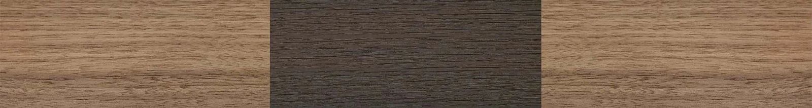 Fumed Oak,Walnut: Straight Grain: Single Cut - The Rebel - Round - SIRIS wood optic