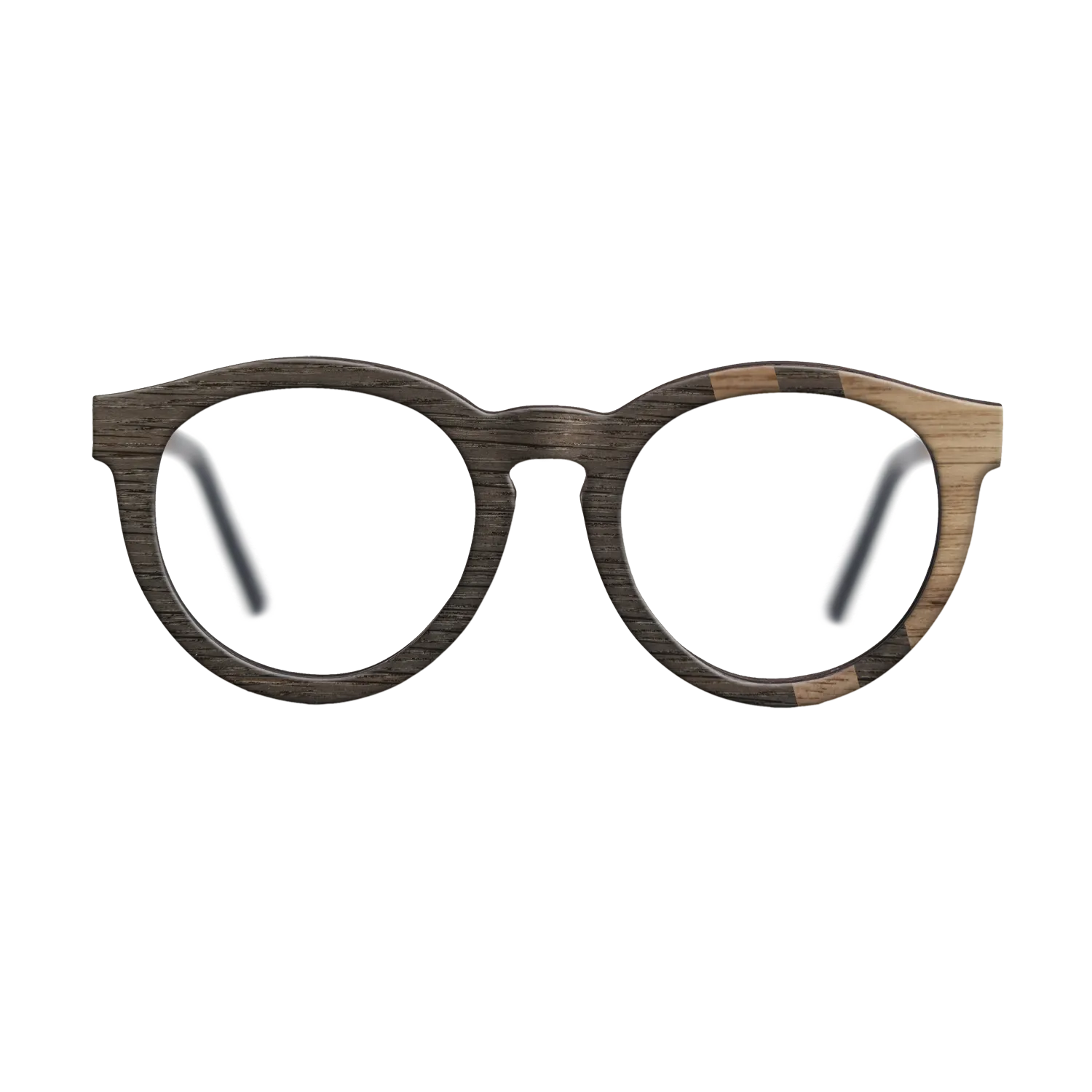 Fumed Oak,Walnut: Straight Grain: Splice - The Rebel - Round - 1049 - SIRIS wood optic