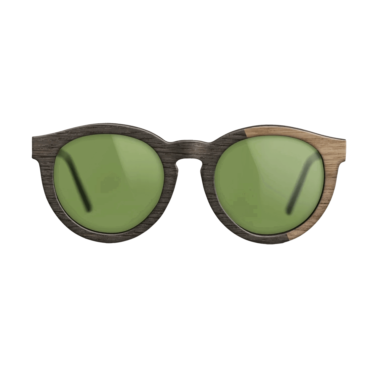 Fumed Oak,Walnut: Straight Grain: Splice - The Rebel - Round - 1329 - SIRIS wood optic