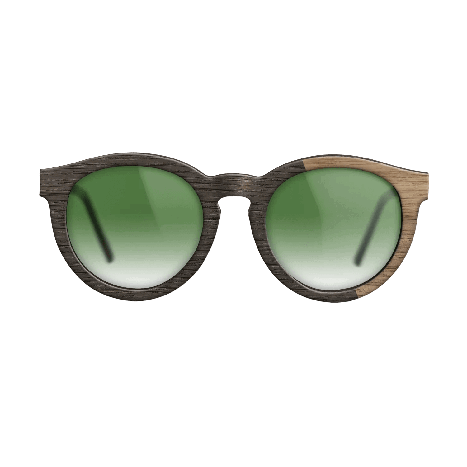 Fumed Oak,Walnut: Straight Grain: Splice - The Rebel - Round - 1329 - SIRIS wood optic