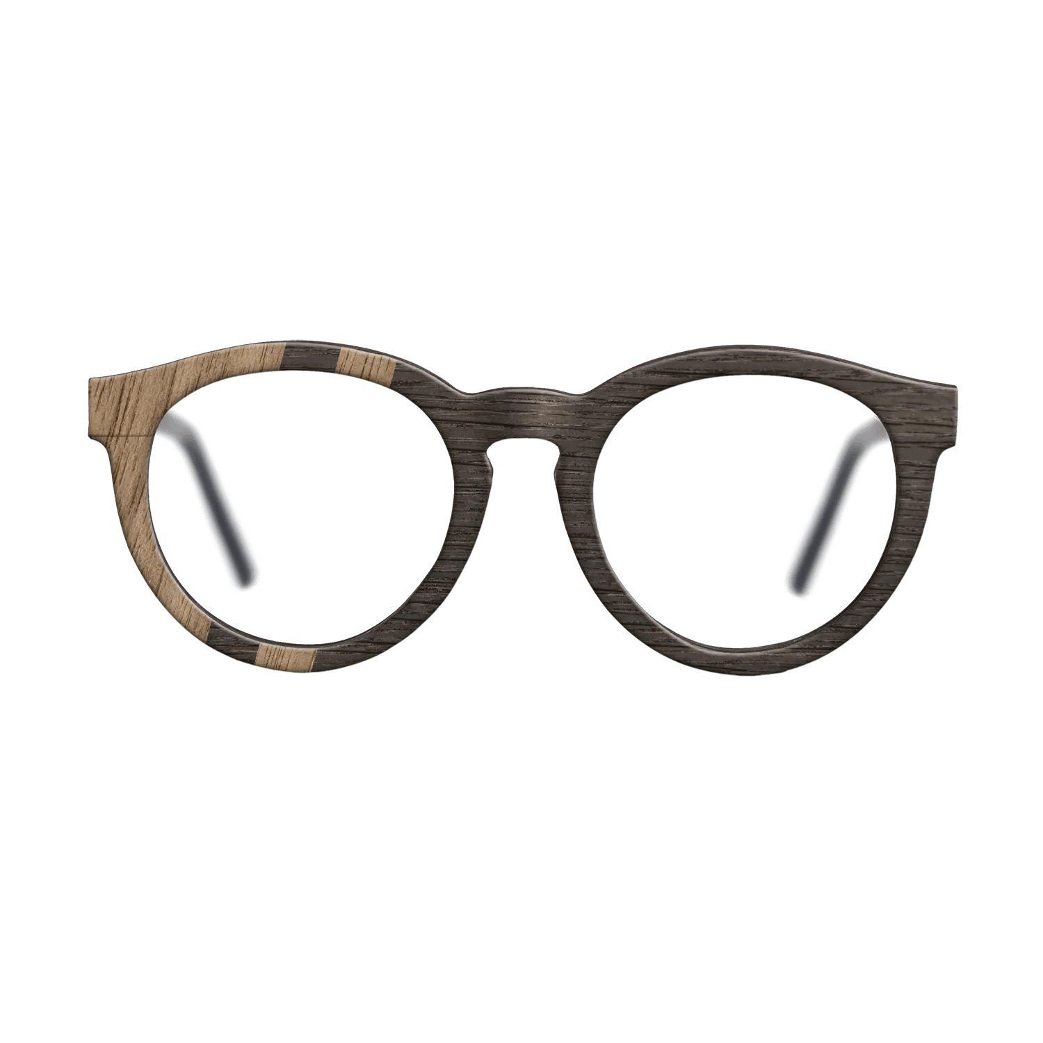 Fumed Oak,Walnut: Straight Grain: Splice - The Rebel - Round - 1895 - SIRIS wood optic