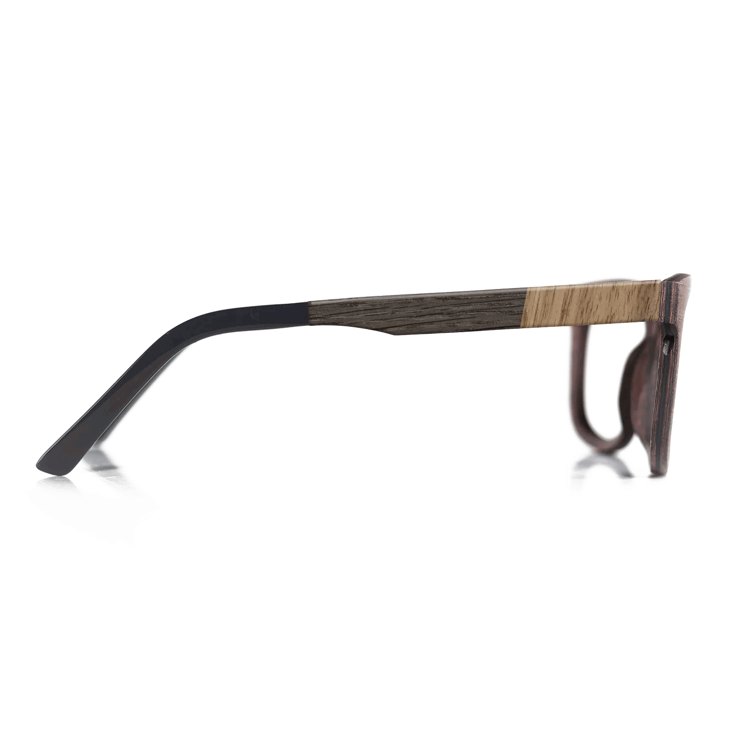 Fumed Oak,Walnut: Straight Grain: Splice - The Rebel - Round - 1895 - SIRIS wood optic