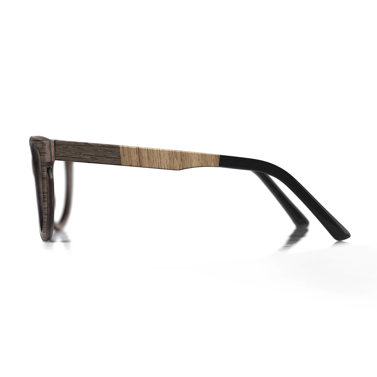 Fumed Oak,Walnut: Straight Grain: Splice - The Sage - Rectangle - 1895 - SIRIS wood optic