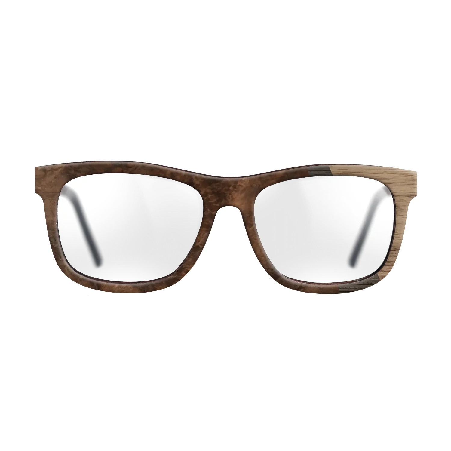 Fumed Oak,Walnut: Straight Grain,Walnut Burl: Angle Cut - The Hero - Square - 1804 - SIRIS wood optic