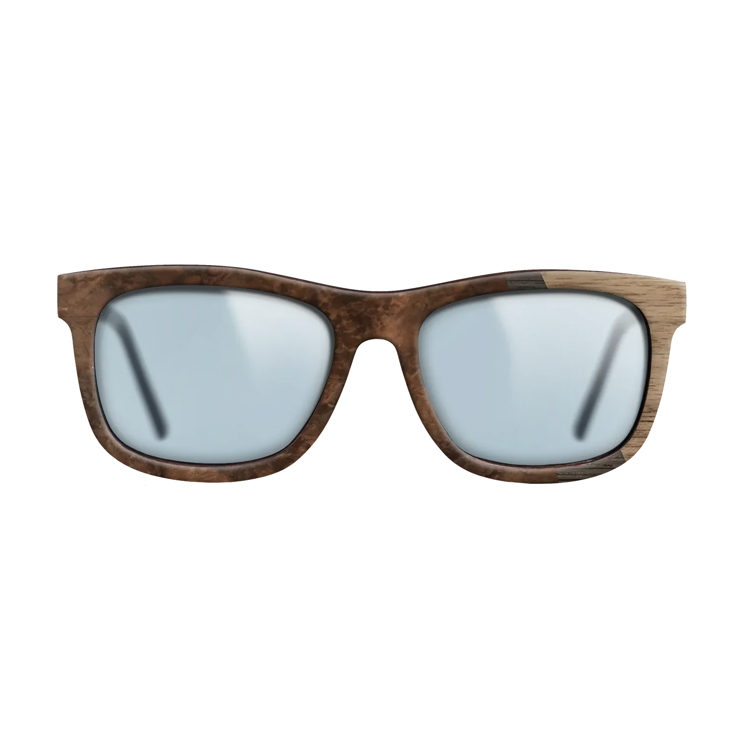 Fumed Oak,Walnut: Straight Grain,Walnut Burl: Angle Cut - The Hero - Square - 1804 - SIRIS wood optic