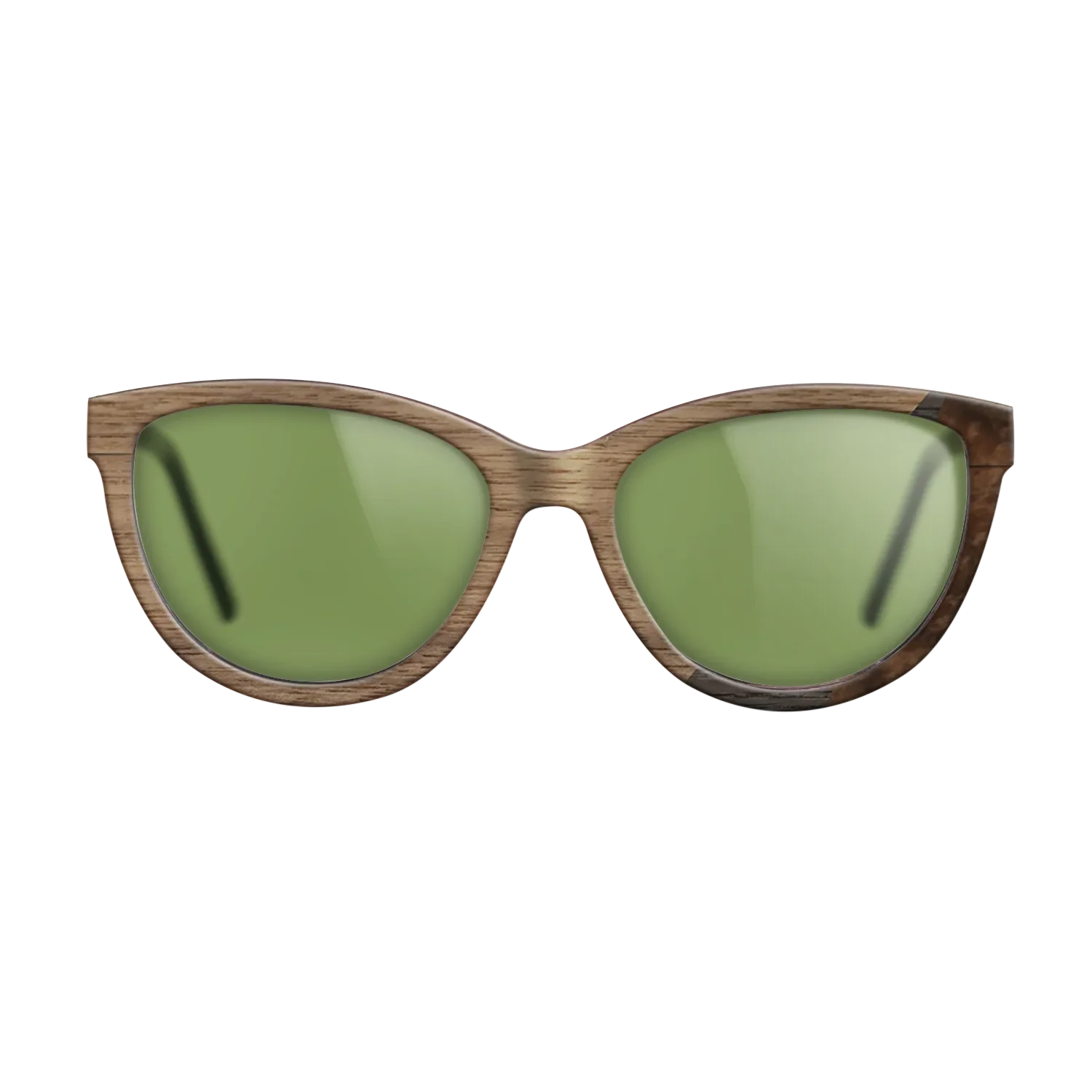 Fumed Oak,Walnut: Straight Grain,Walnut Burl: Angle Cut - The Maiden - Cat - SIRIS wood optic