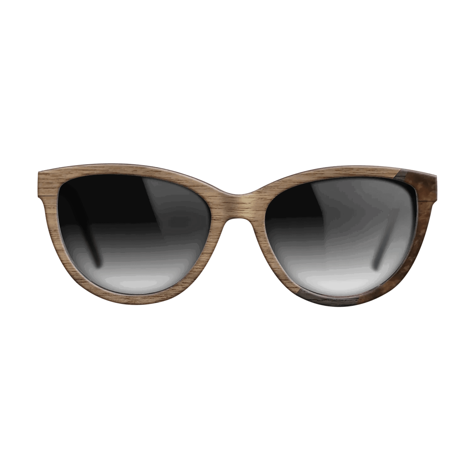 Fumed Oak,Walnut: Straight Grain,Walnut Burl: Angle Cut - The Maiden - Cat - SIRIS wood optic