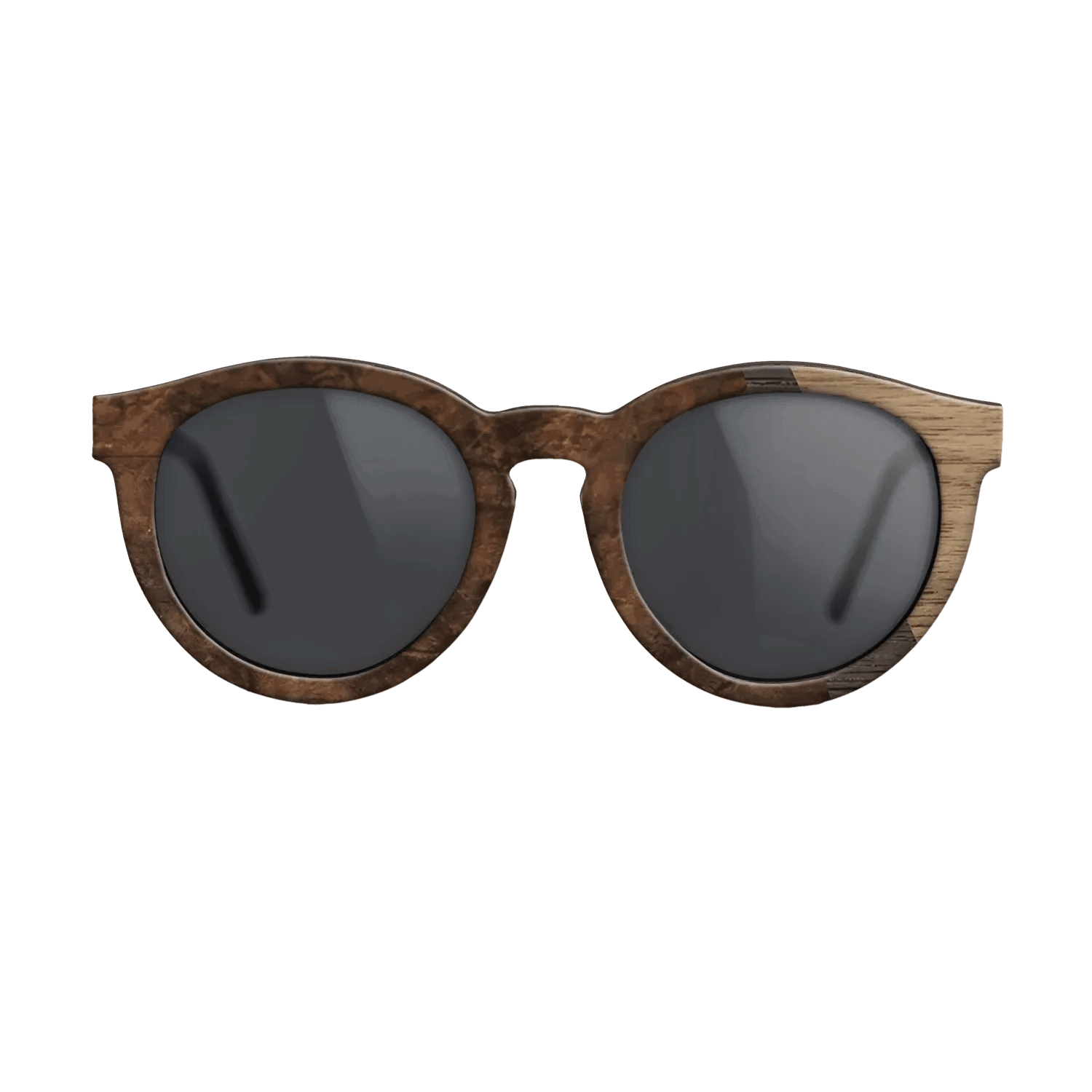 Fumed Oak,Walnut: Straight Grain,Walnut Burl: Angle Cut - The Rebel - Round - 1804 - SIRIS wood optic