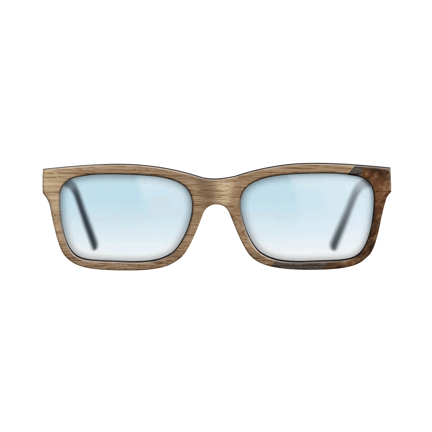 Fumed Oak,Walnut: Straight Grain,Walnut Burl: Angle Cut - The Sage - Rectangle - SIRIS wood optic