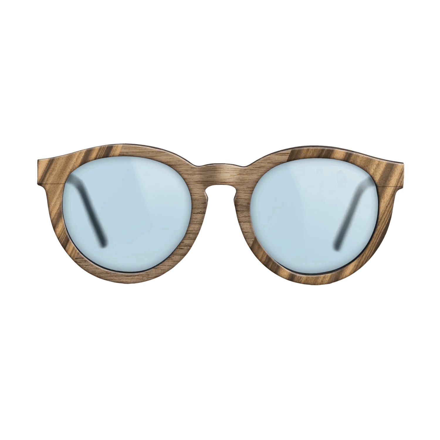 Fumed Oak,Walnut: Straight Grain,Walnut Claro Light,Zebrawood Reconstituted: Angle Cut - The Rebel - Round - 1341 - SIRIS wood optic