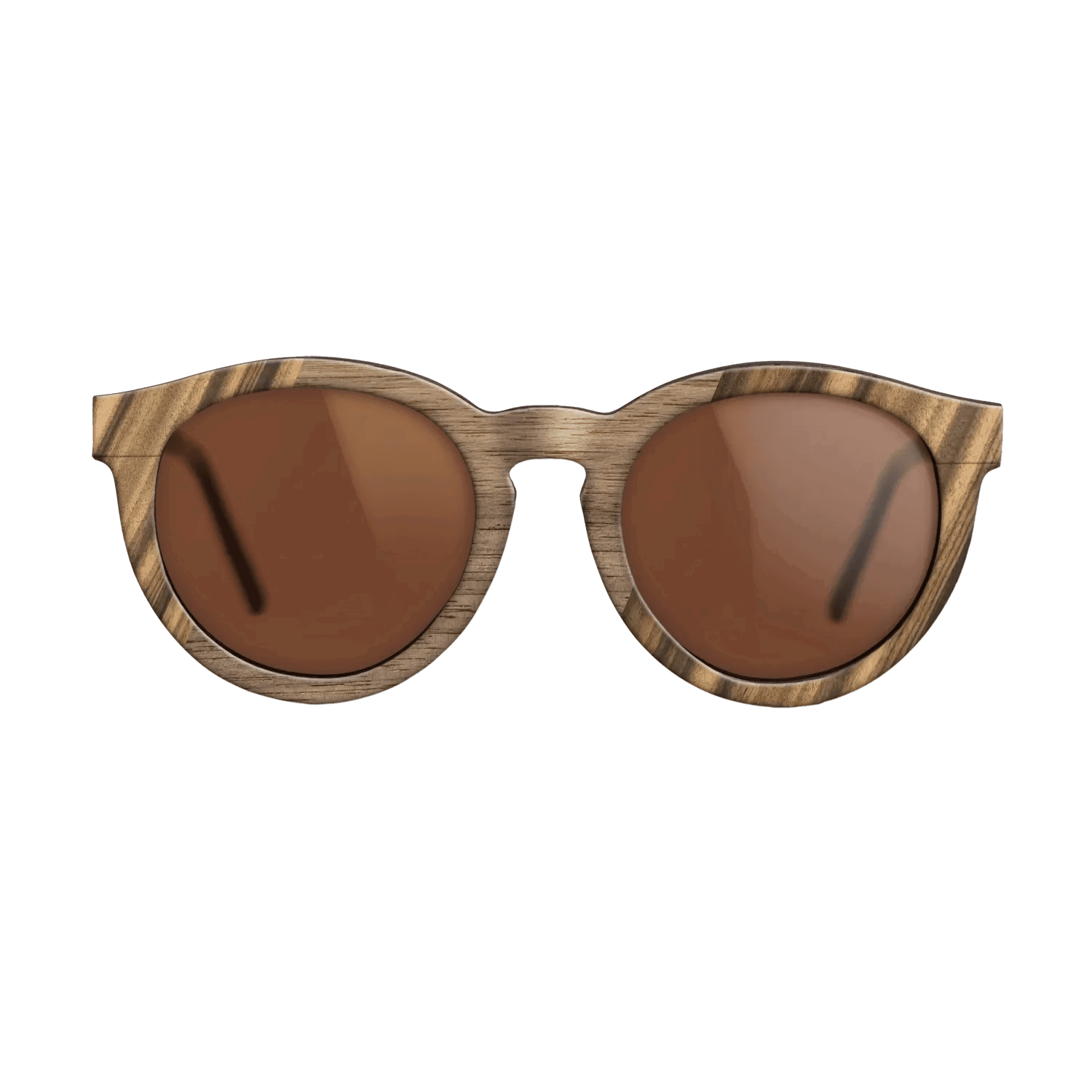 Fumed Oak,Walnut: Straight Grain,Walnut Claro Light,Zebrawood Reconstituted: Angle Cut - The Rebel - Round - 1341 - SIRIS wood optic