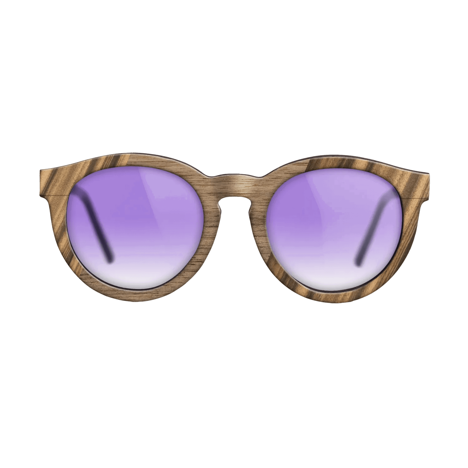 Fumed Oak,Walnut: Straight Grain,Walnut Claro Light,Zebrawood Reconstituted: Angle Cut - The Rebel - Round - 1341 - SIRIS wood optic