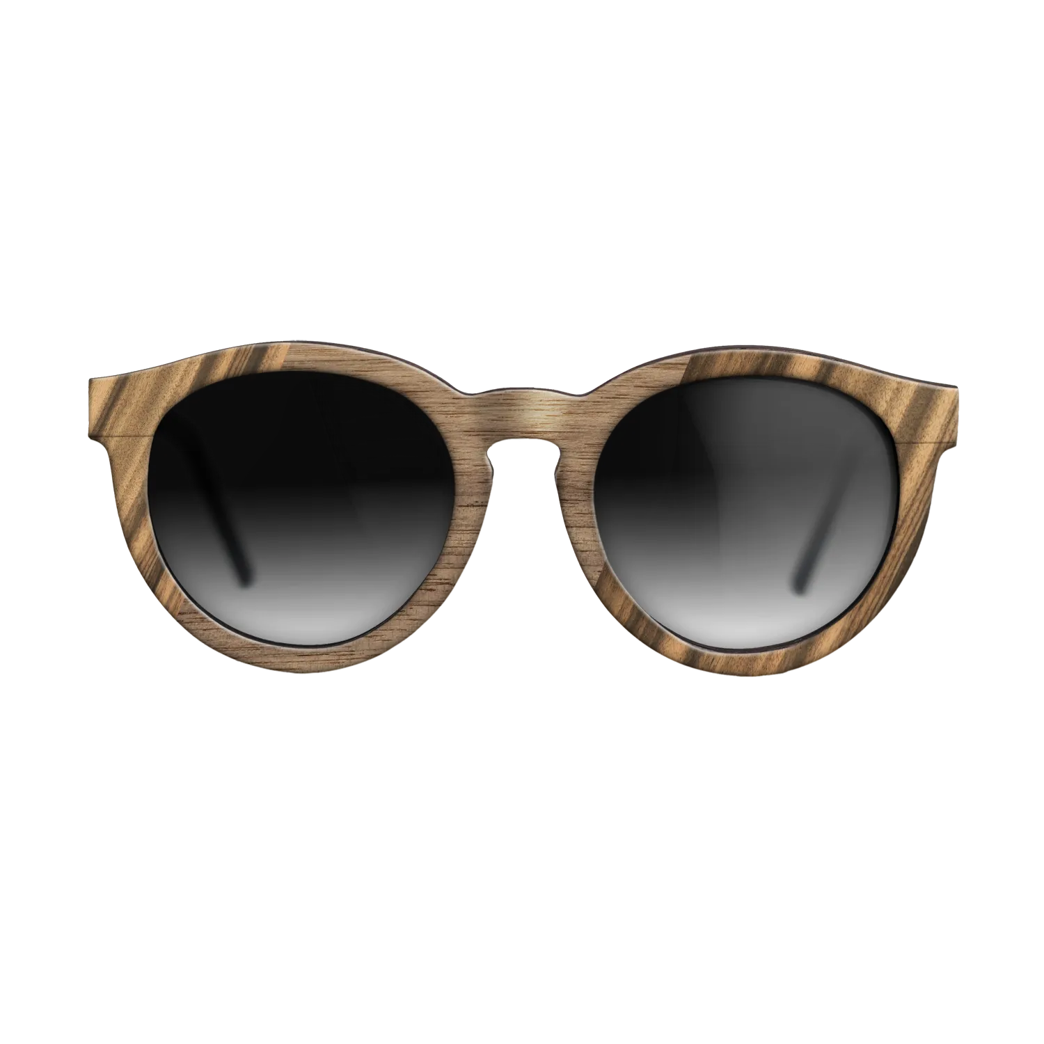 Fumed Oak,Walnut: Straight Grain,Walnut Claro Light,Zebrawood Reconstituted: Angle Cut - The Rebel - Round - 1341 - SIRIS wood optic