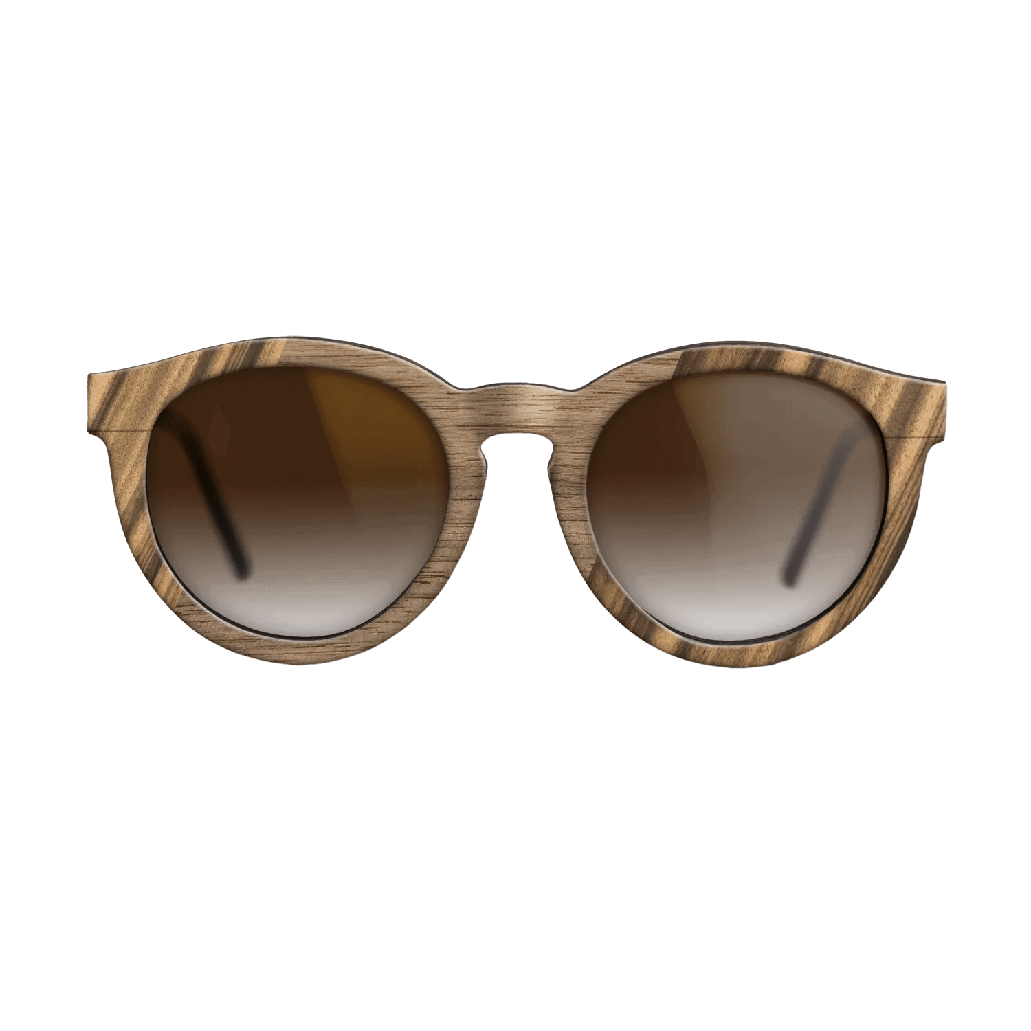 Fumed Oak,Walnut: Straight Grain,Walnut Claro Light,Zebrawood Reconstituted: Angle Cut - The Rebel - Round - 1341 - SIRIS wood optic