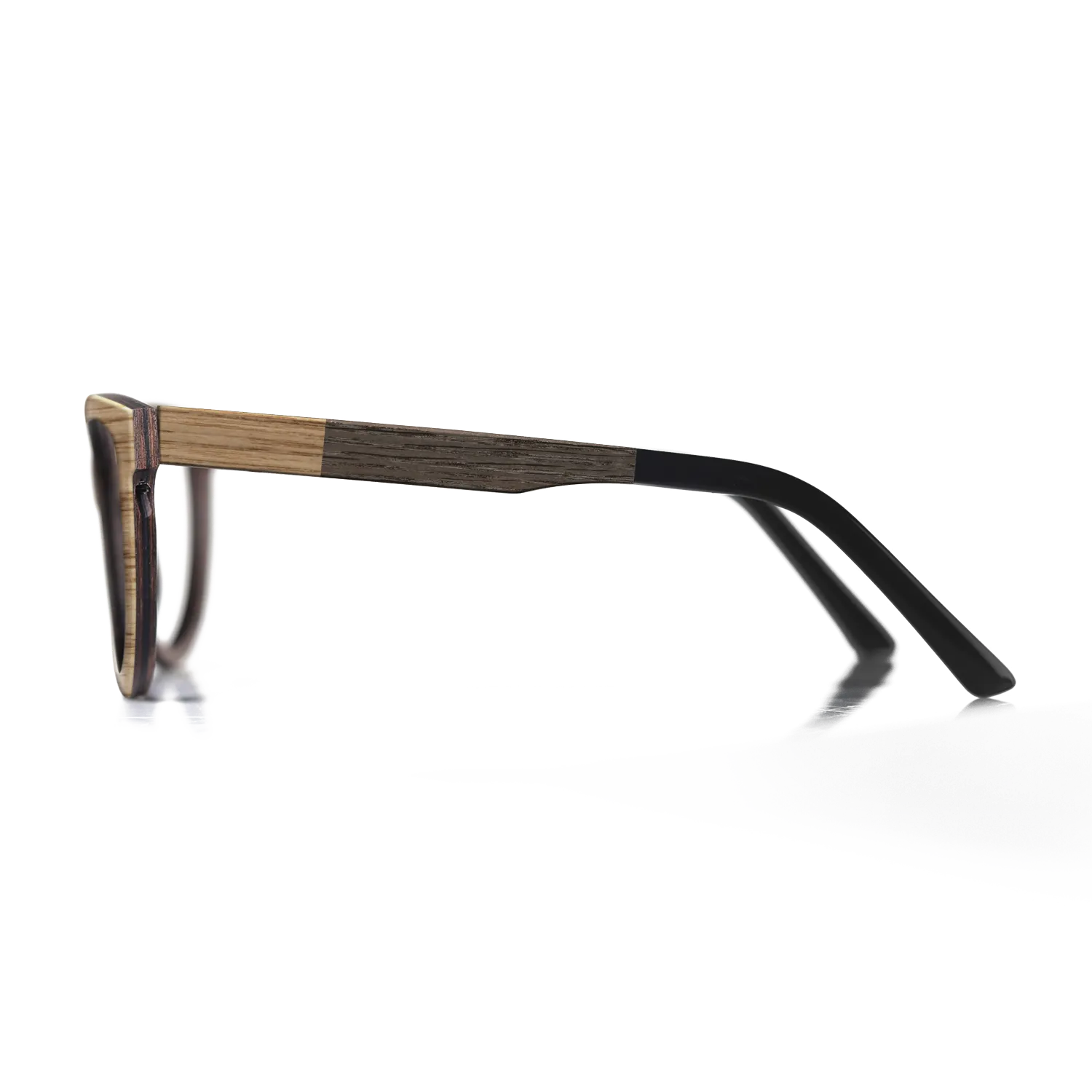 Fumed Oak,Walnut: Straight Grain: Wedge - The Maiden - Cat - 1575 - SIRIS wood optic