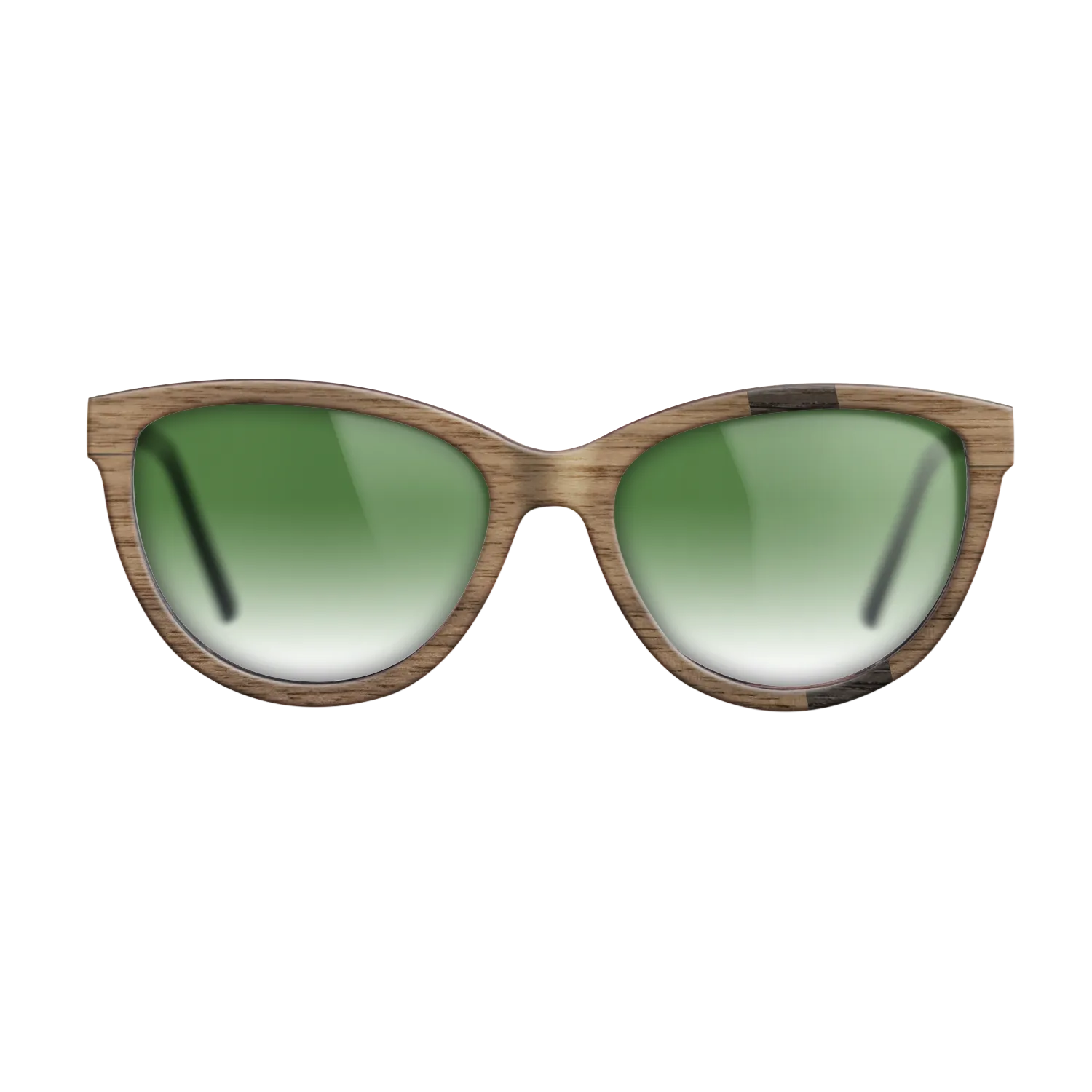 Fumed Oak,Walnut: Straight Grain: Wedge - The Maiden - Cat - 1575 - SIRIS wood optic