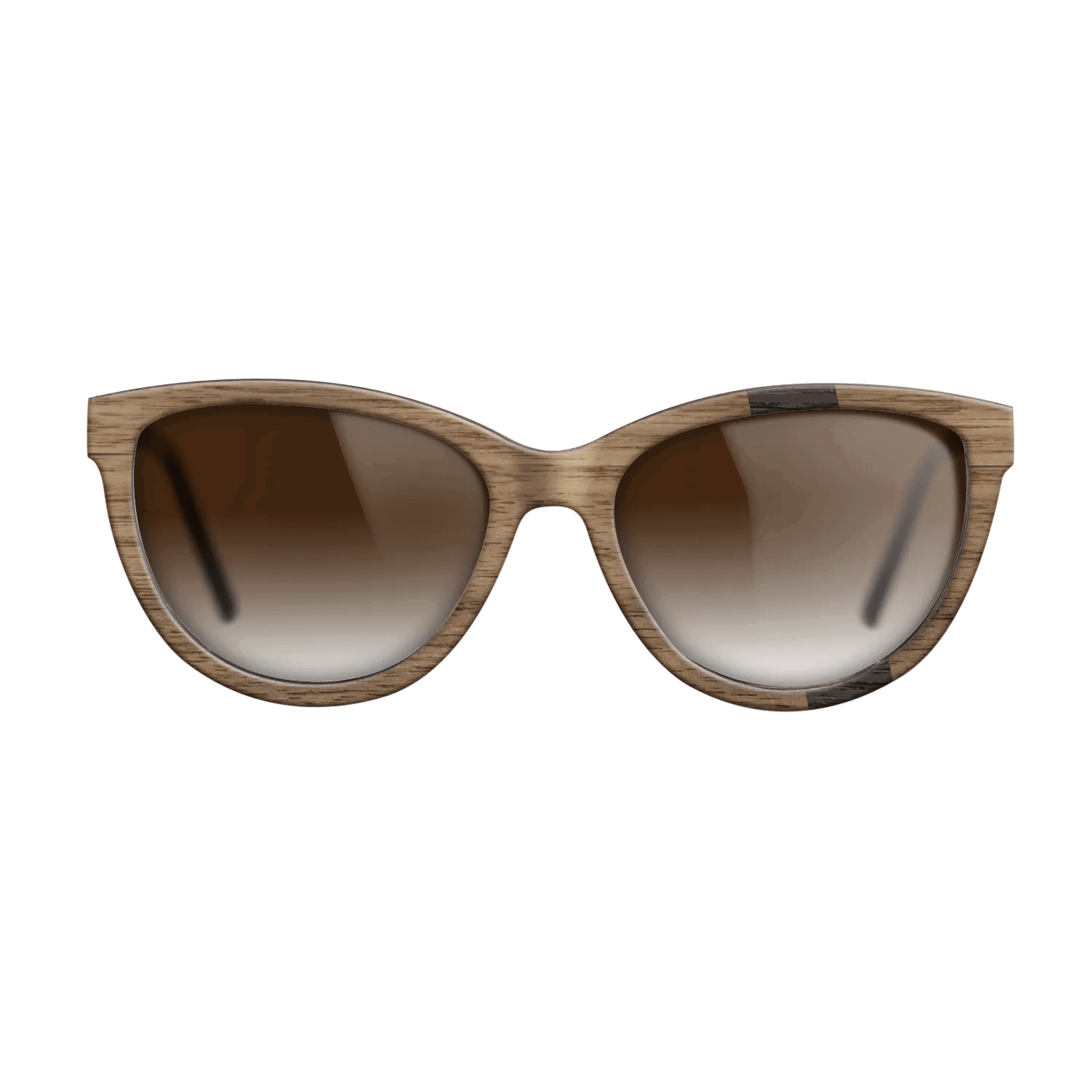 Fumed Oak,Walnut: Straight Grain: Wedge - The Maiden - Cat - 1575 - SIRIS wood optic