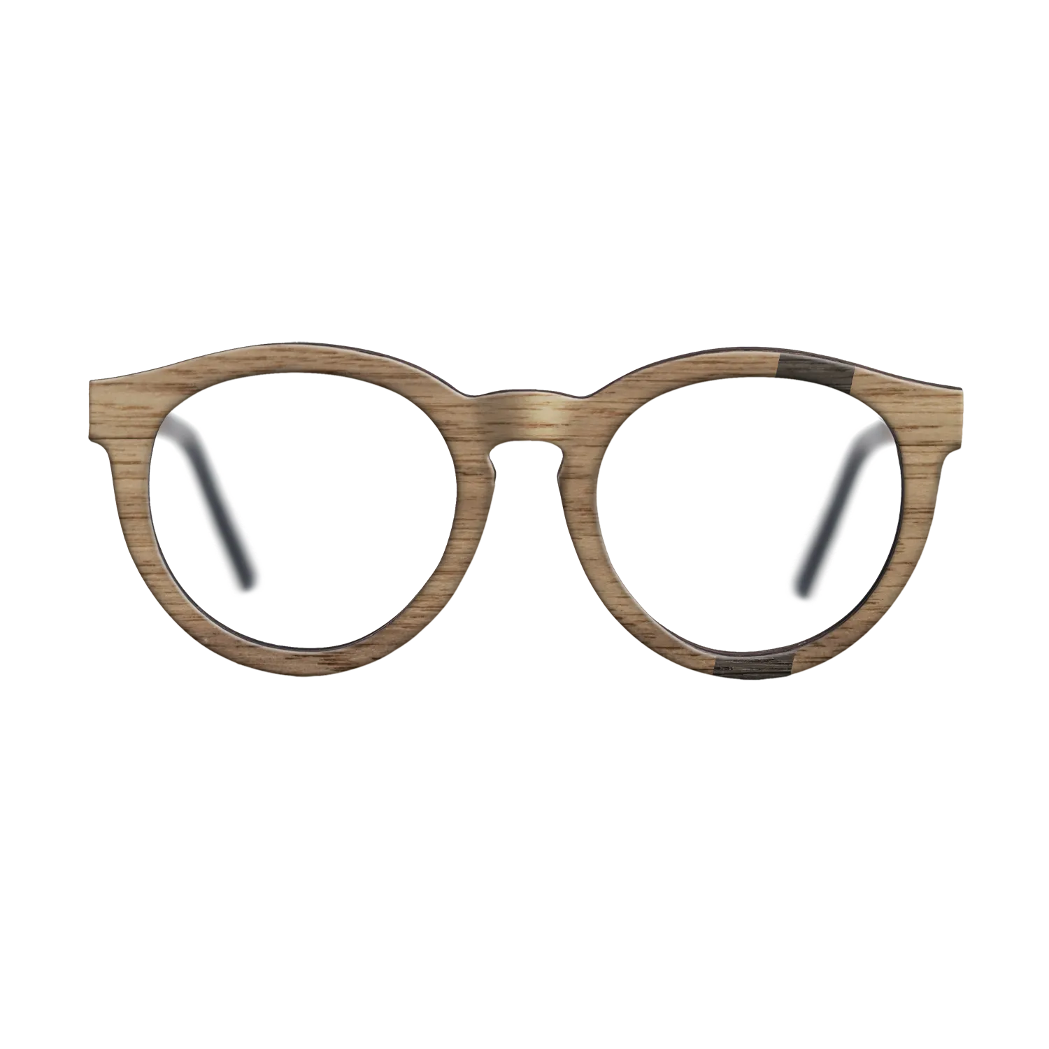 Fumed Oak,Walnut: Straight Grain: Wedge - The Rebel - Round - SIRIS wood optic