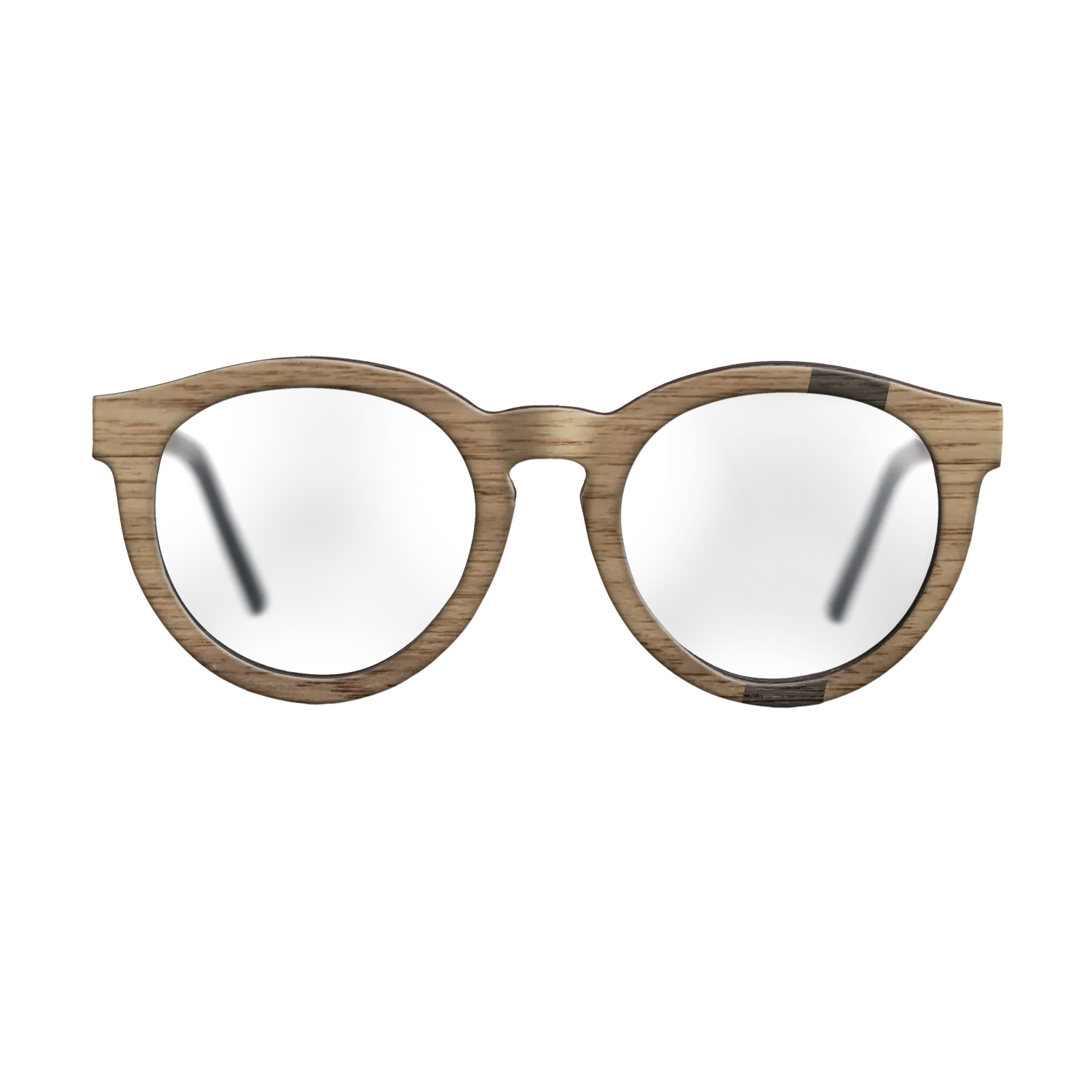 Fumed Oak,Walnut: Straight Grain: Wedge - The Rebel - Round - SIRIS wood optic