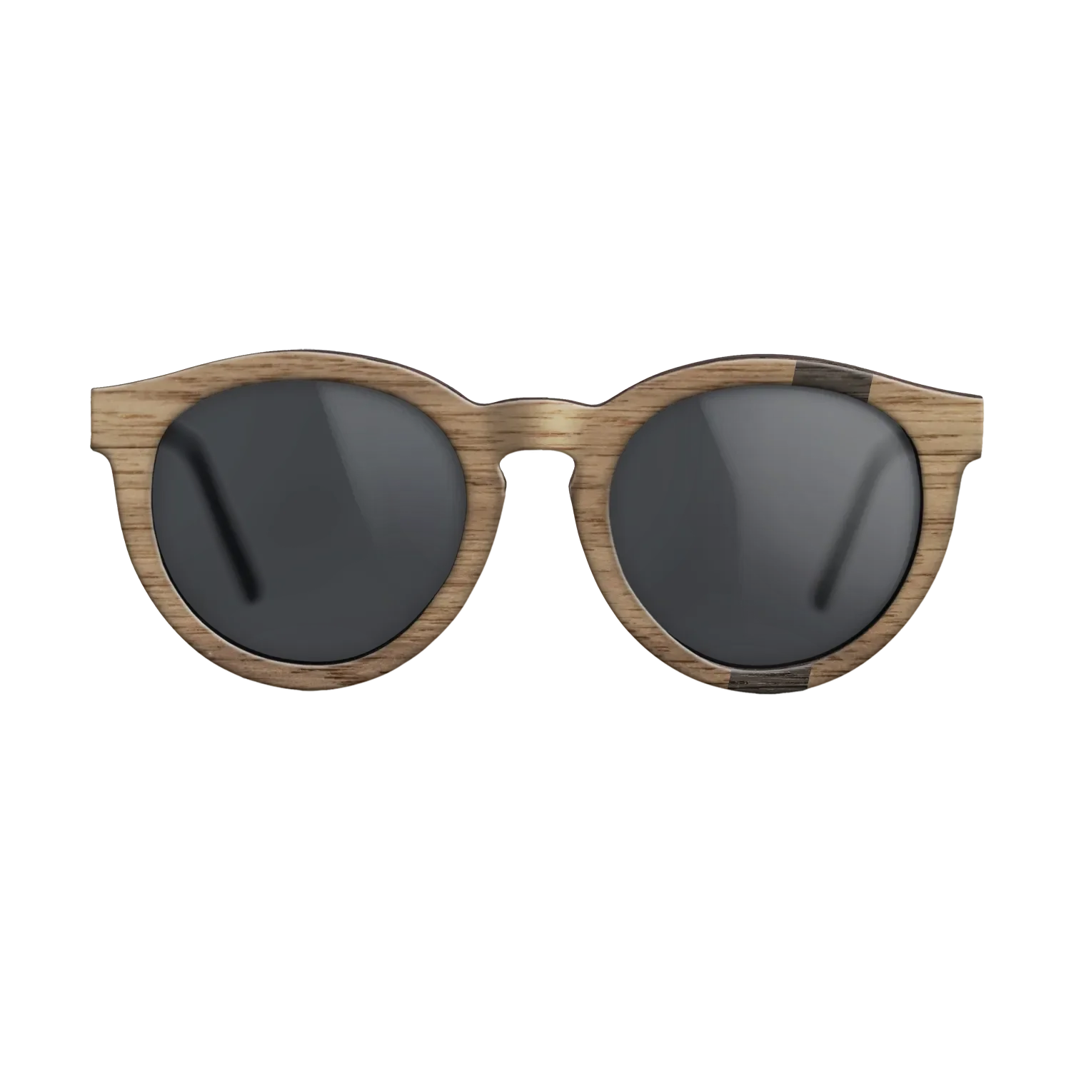 Fumed Oak,Walnut: Straight Grain: Wedge - The Rebel - Round - SIRIS wood optic
