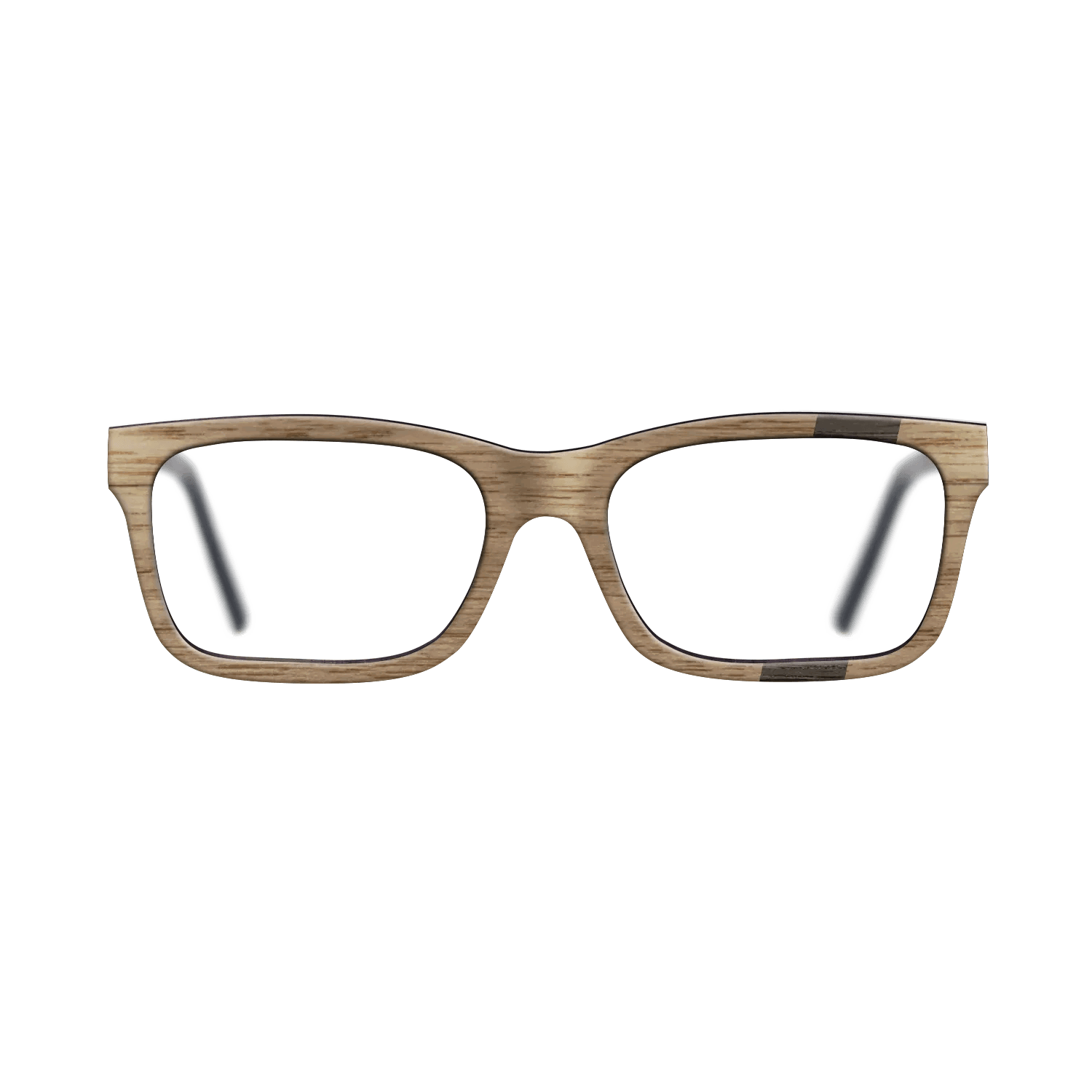 Fumed Oak,Walnut: Straight Grain: Wedge - The Sage - Rectangle - SIRIS wood optic