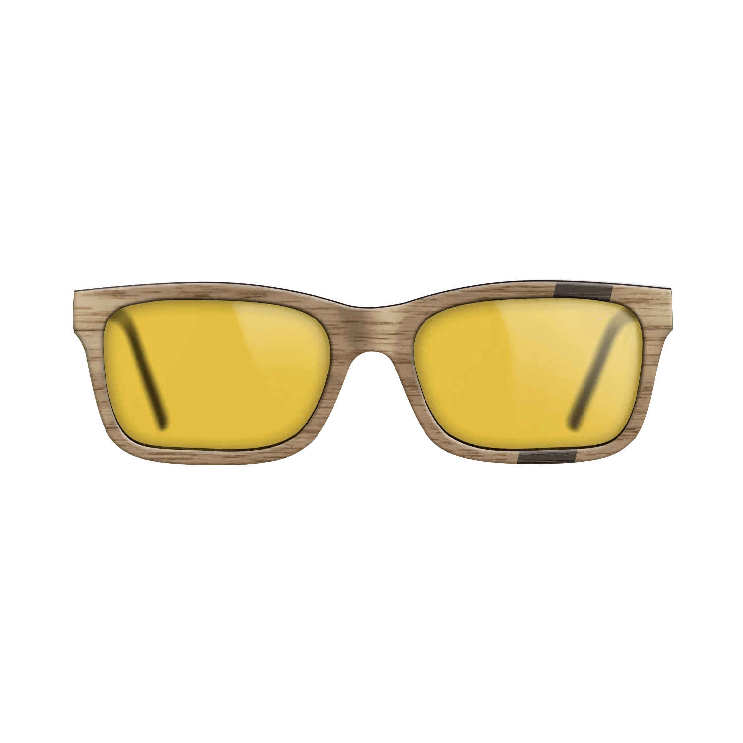 Fumed Oak,Walnut: Straight Grain: Wedge - The Sage - Rectangle - SIRIS wood optic