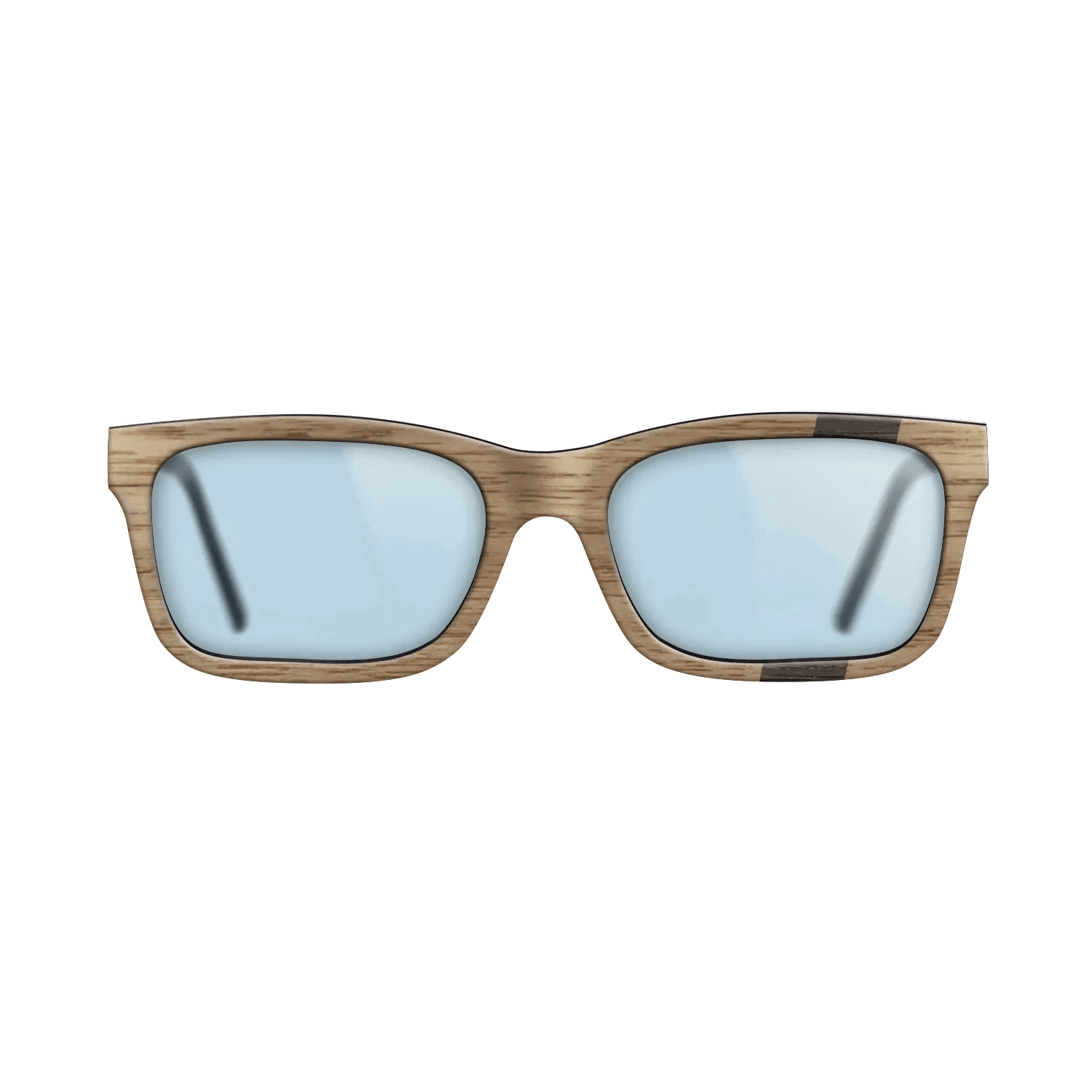 Fumed Oak,Walnut: Straight Grain: Wedge - The Sage - Rectangle - SIRIS wood optic