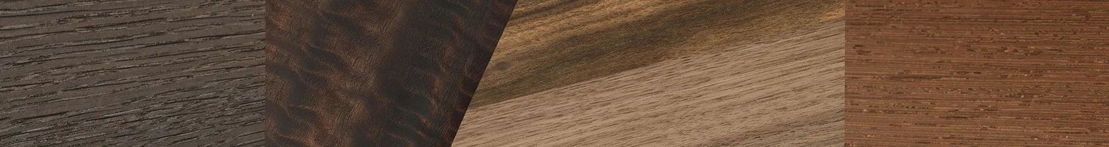 Fumed Oak,Walnut: Straight Grain,Wenge,Louro Preto: Angle Cut - The Hero - Square - 1715 - SIRIS wood optic