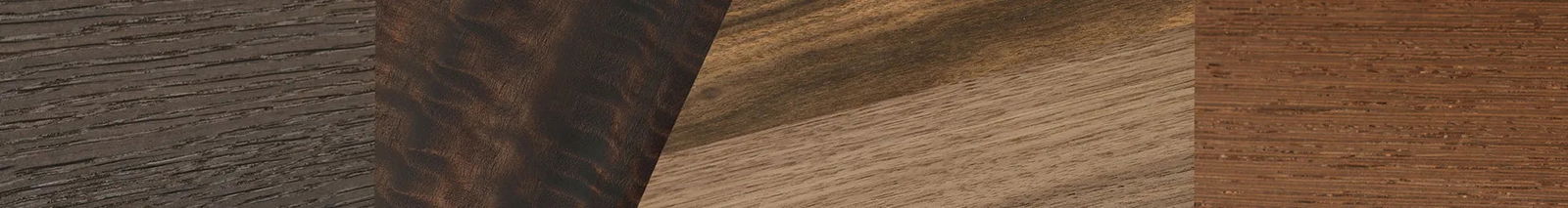 Fumed Oak,Walnut: Straight Grain,Wenge,Louro Preto: Angle Cut - The Sage - Rectangle - 1715 - SIRIS wood optic