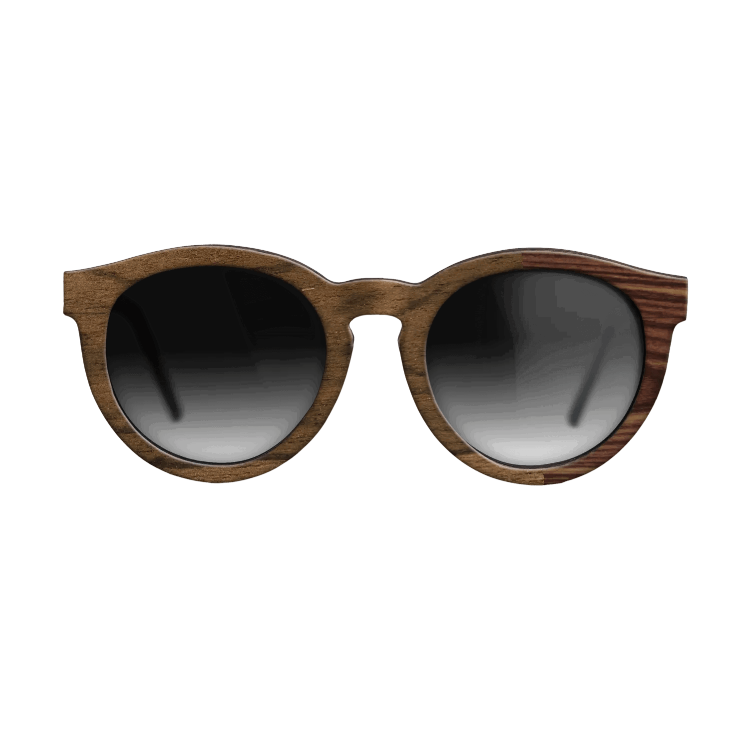 Fumed Oak,Walnut: Straight Grain,Wenge,Rosewood Reconstituted: Angle Cut - The Rebel - Round - 1474 - SIRIS wood optic