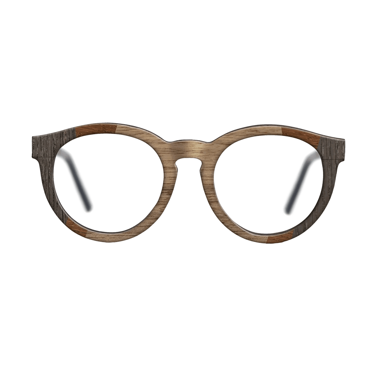 Fumed Oak,Walnut: Straight Grain,Wenge,Walnut Burl: Fractal - The Rebel - Round - 1348 - SIRIS wood optic