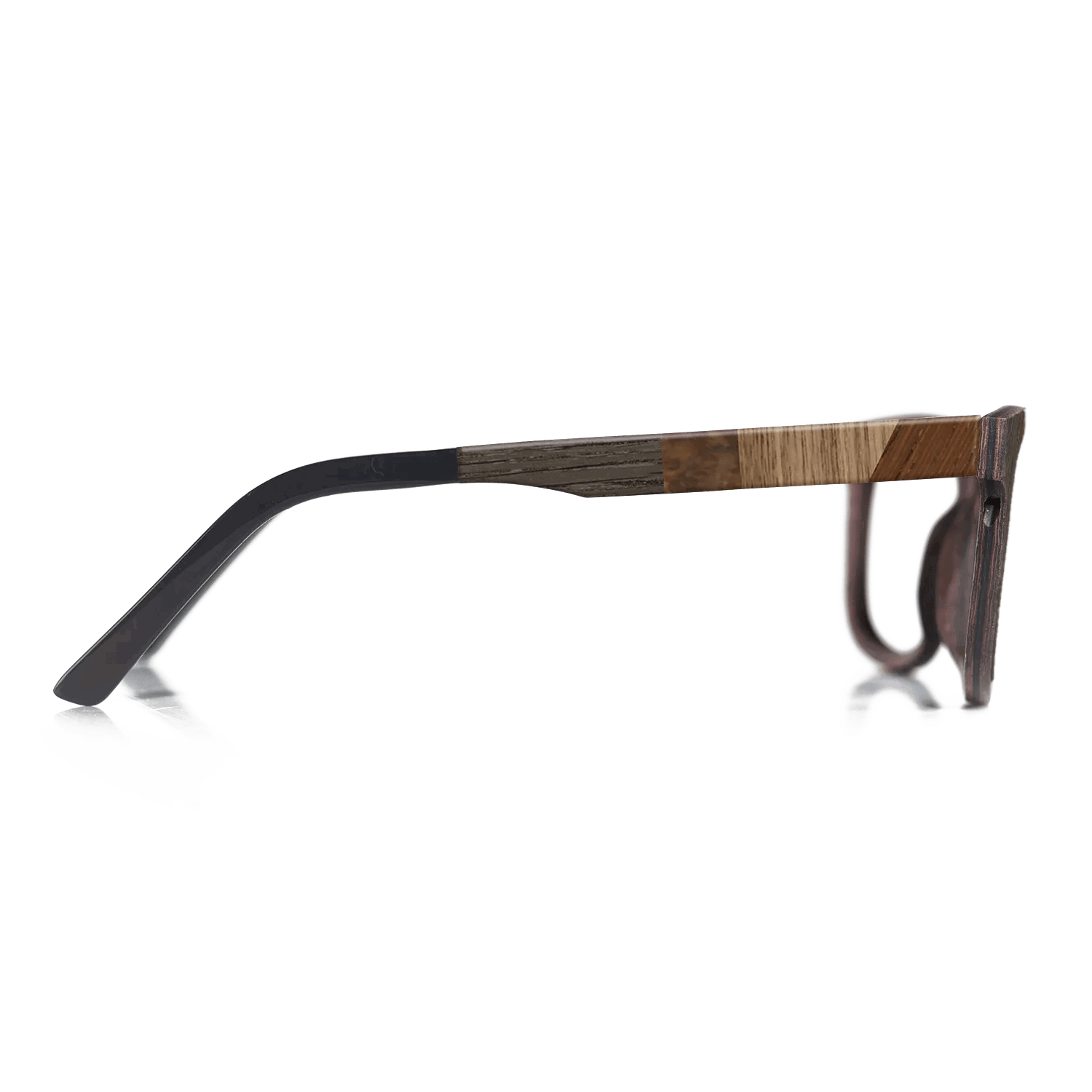 Fumed Oak,Walnut: Straight Grain,Wenge,Walnut Burl: Fractal - The Rebel - Round - 1348 - SIRIS wood optic