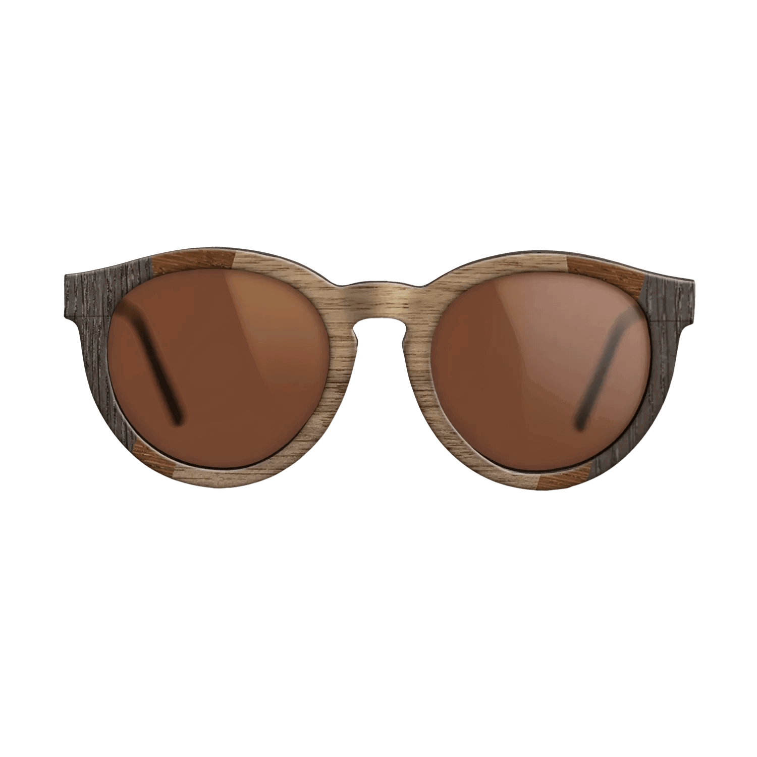 Fumed Oak,Walnut: Straight Grain,Wenge,Walnut Burl: Fractal - The Rebel - Round - 1348 - SIRIS wood optic