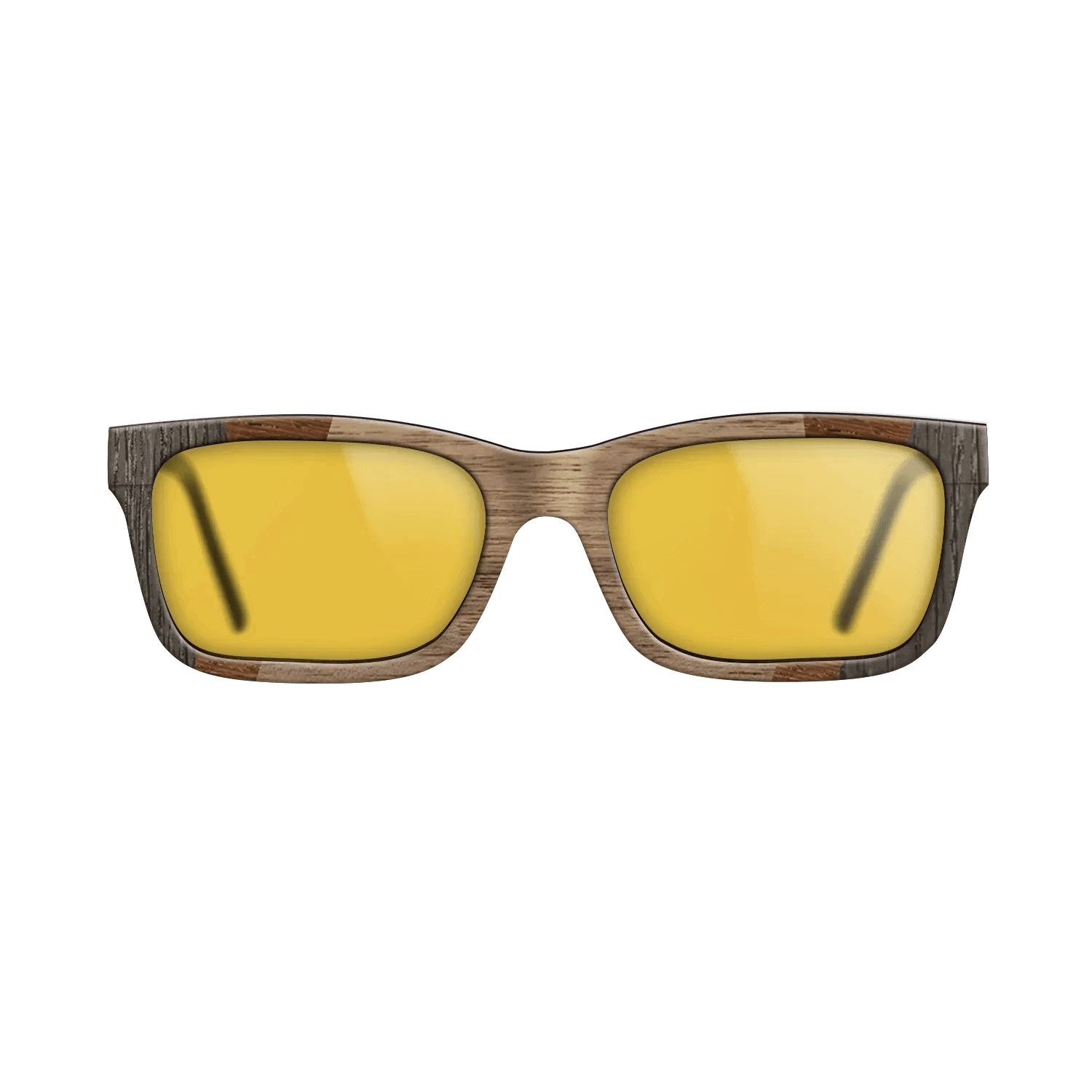 Fumed Oak,Walnut: Straight Grain,Wenge,Walnut Burl: Fractal - The Sage - Rectangle - 1348 - SIRIS wood optic