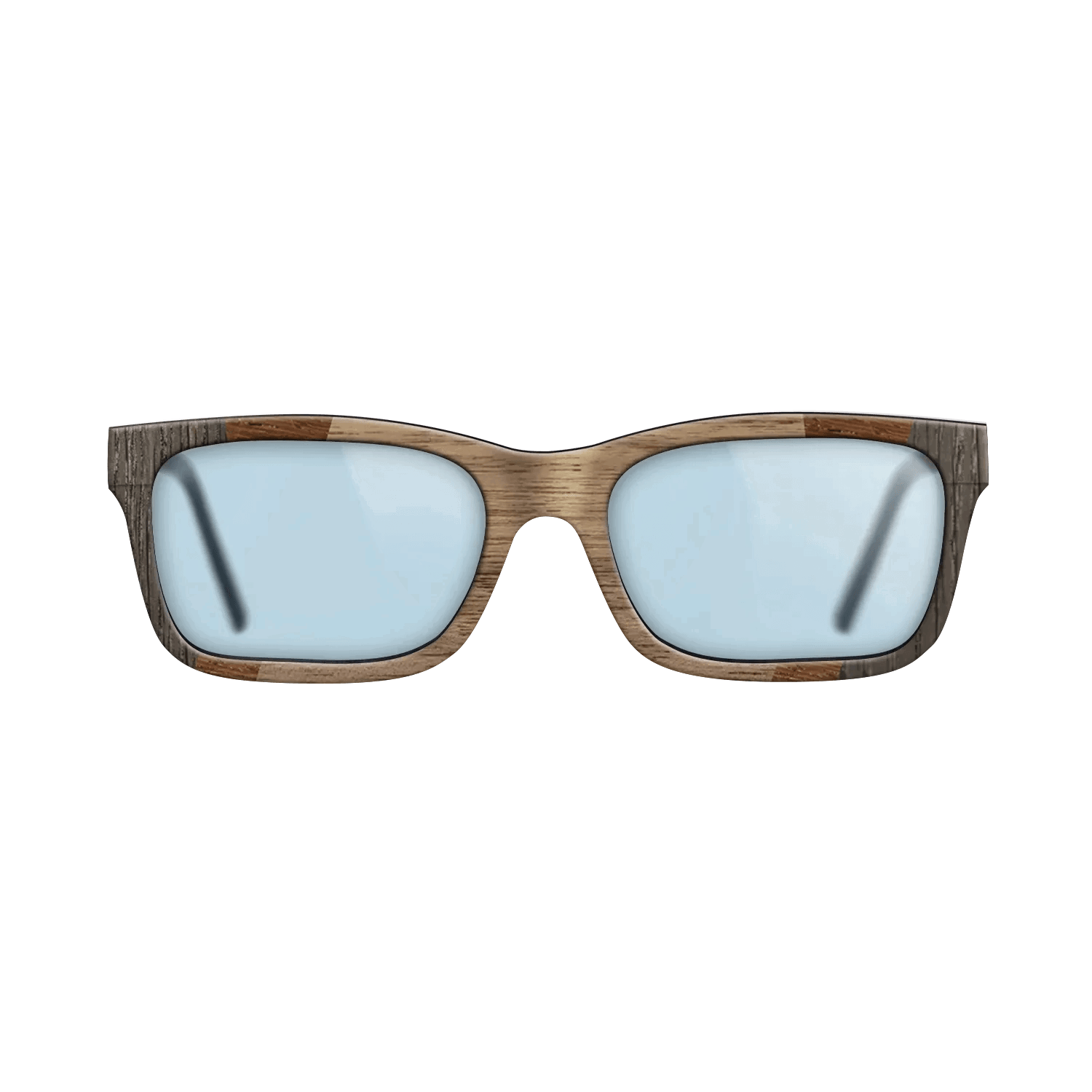 Fumed Oak,Walnut: Straight Grain,Wenge,Walnut Burl: Fractal - The Sage - Rectangle - 1348 - SIRIS wood optic