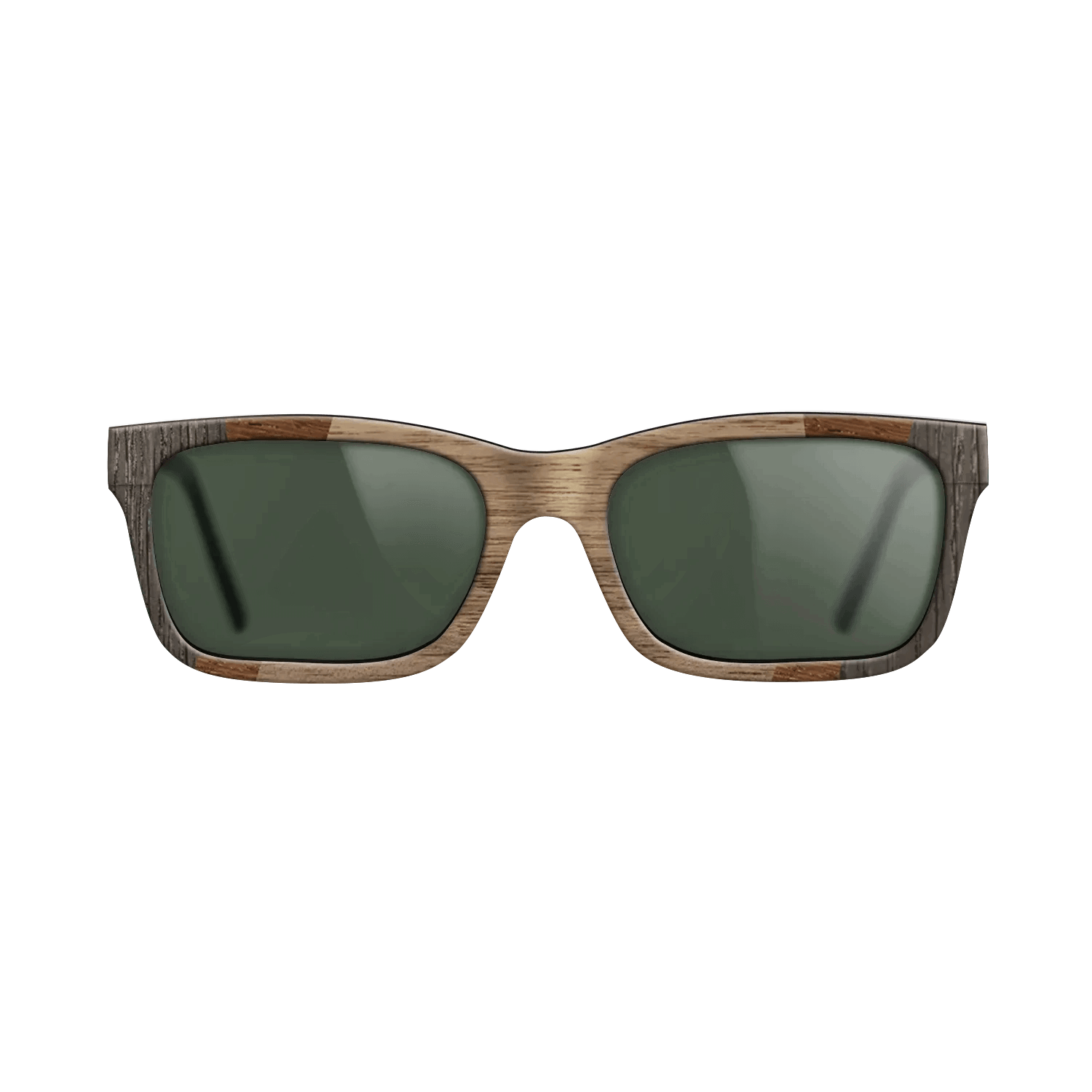 Fumed Oak,Walnut: Straight Grain,Wenge,Walnut Burl: Fractal - The Sage - Rectangle - 1348 - SIRIS wood optic