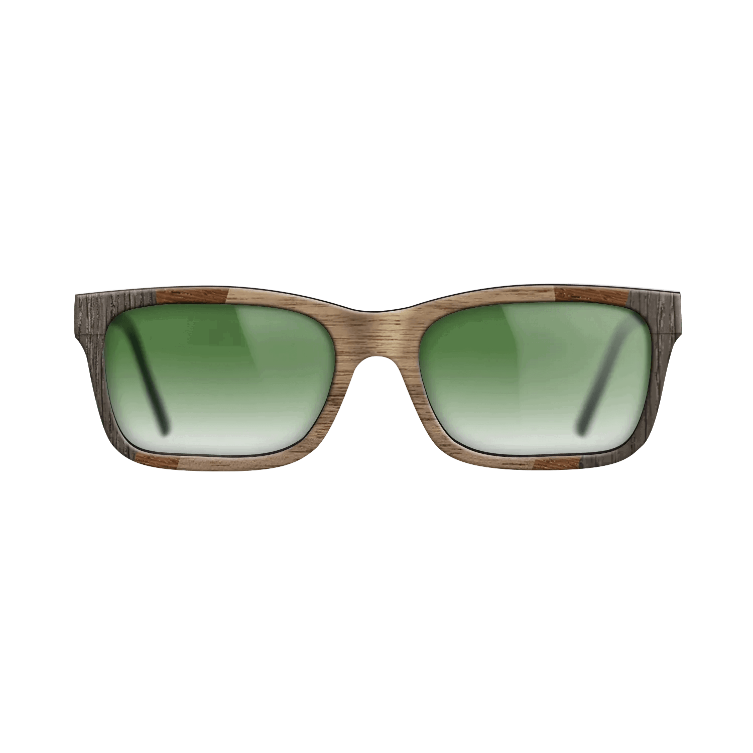 Fumed Oak,Walnut: Straight Grain,Wenge,Walnut Burl: Fractal - The Sage - Rectangle - 1348 - SIRIS wood optic