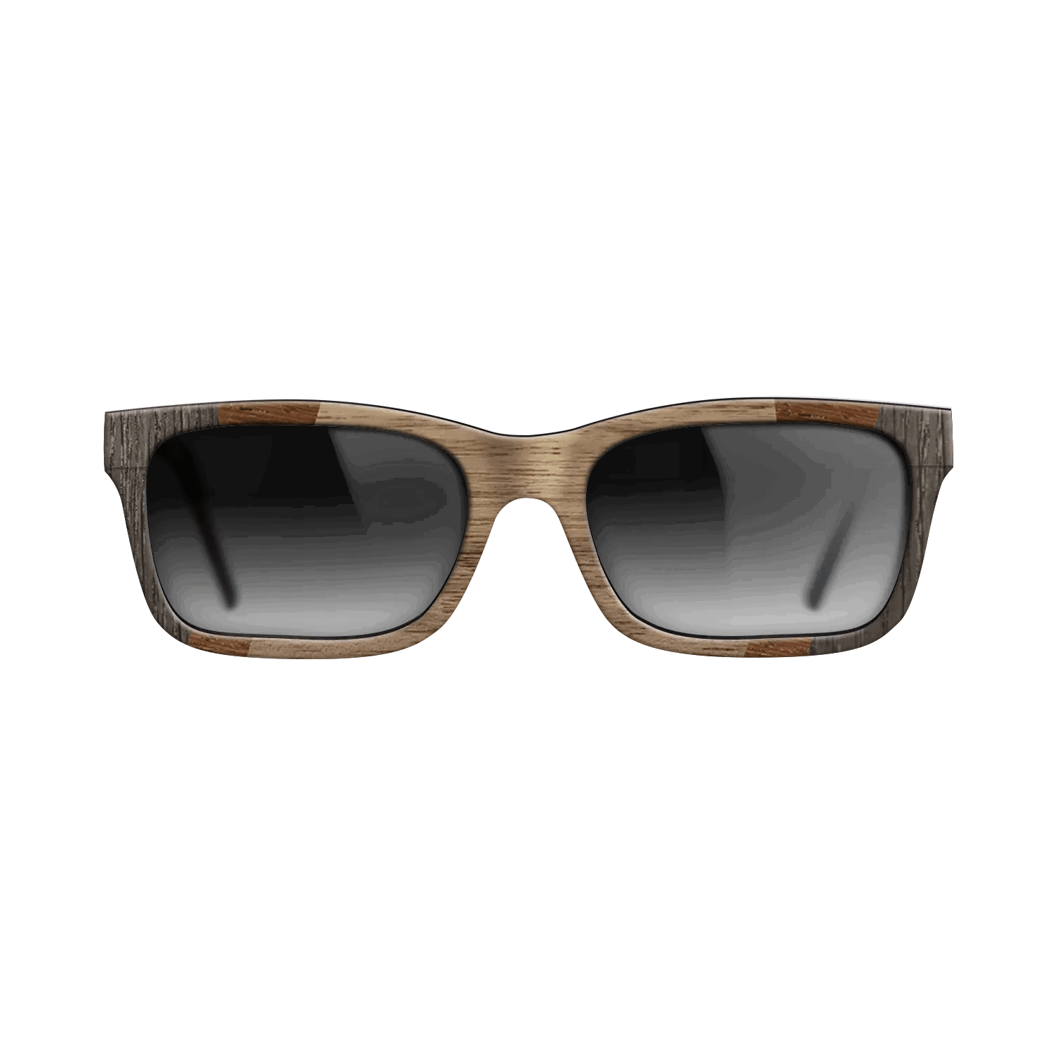 Fumed Oak,Walnut: Straight Grain,Wenge,Walnut Burl: Fractal - The Sage - Rectangle - 1348 - SIRIS wood optic