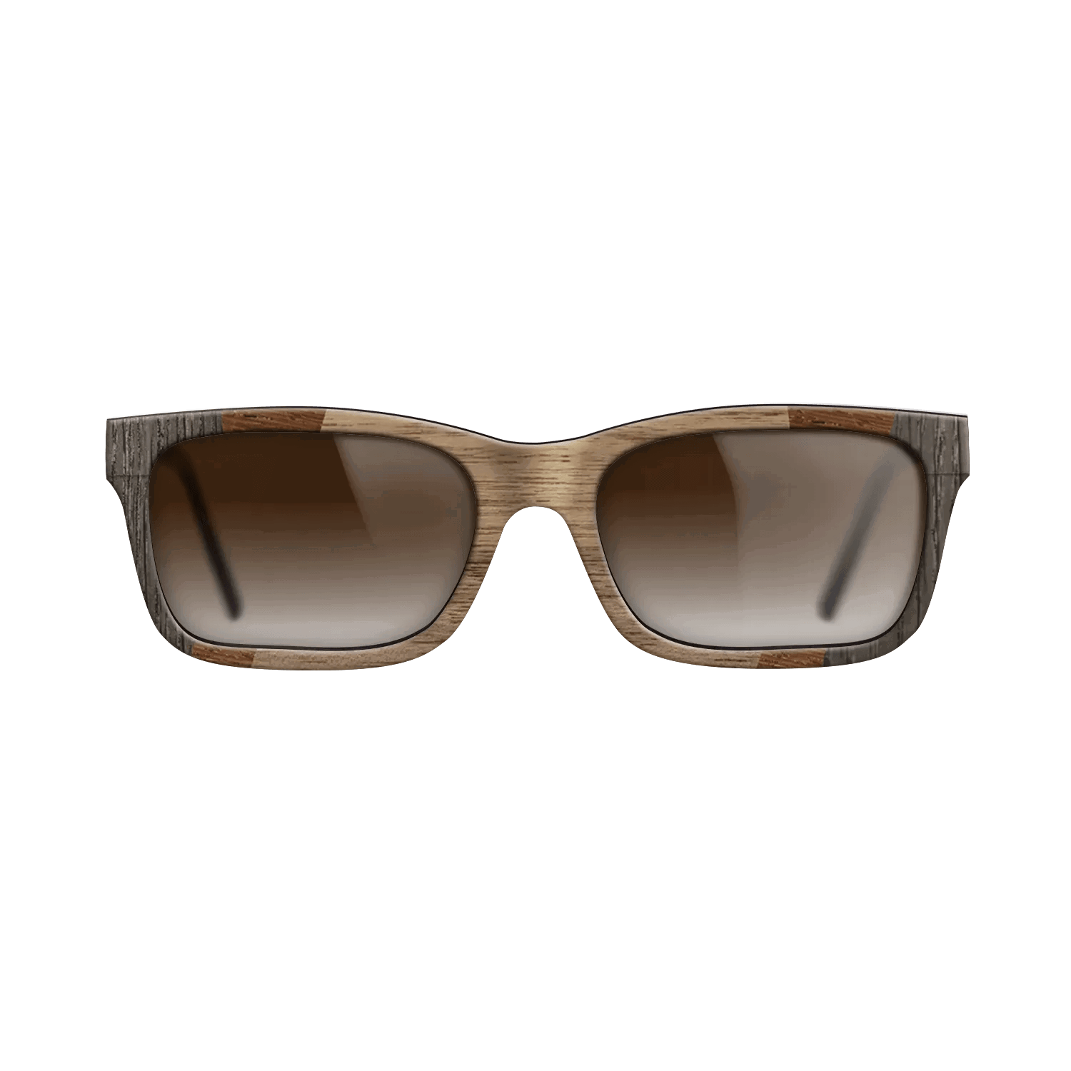 Fumed Oak,Walnut: Straight Grain,Wenge,Walnut Burl: Fractal - The Sage - Rectangle - 1348 - SIRIS wood optic