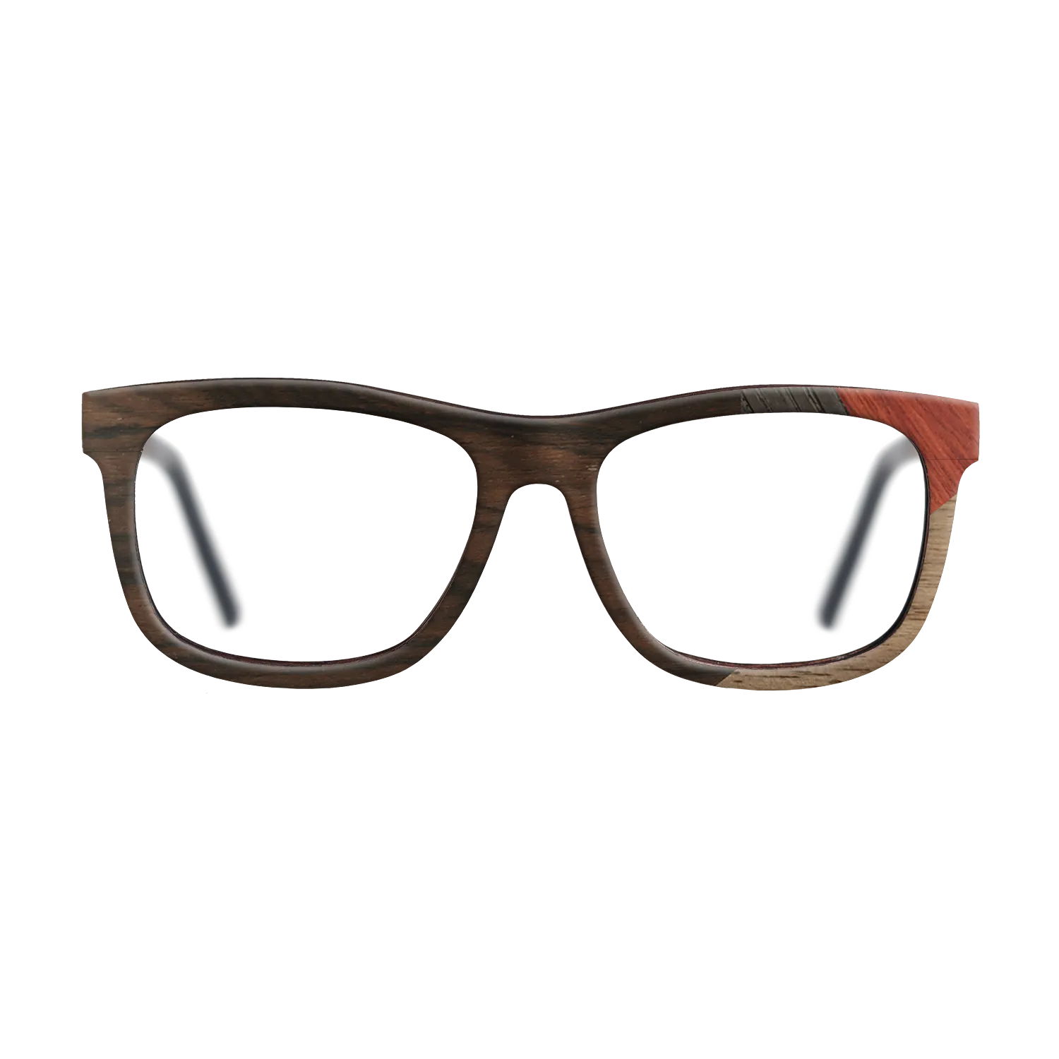 Fumed Oak,Walnut: Straight Grain,Ziricote Dark Quartered,Poplar Dyed: Red: Mosaic - The Hero - Square - 729 - SIRIS wood optic