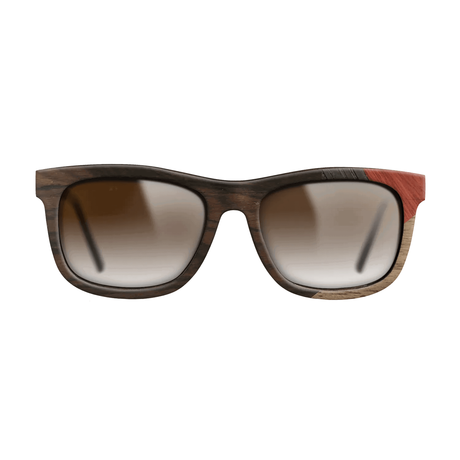 Fumed Oak,Walnut: Straight Grain,Ziricote Dark Quartered,Poplar Dyed: Red: Mosaic - The Hero - Square - 729 - SIRIS wood optic