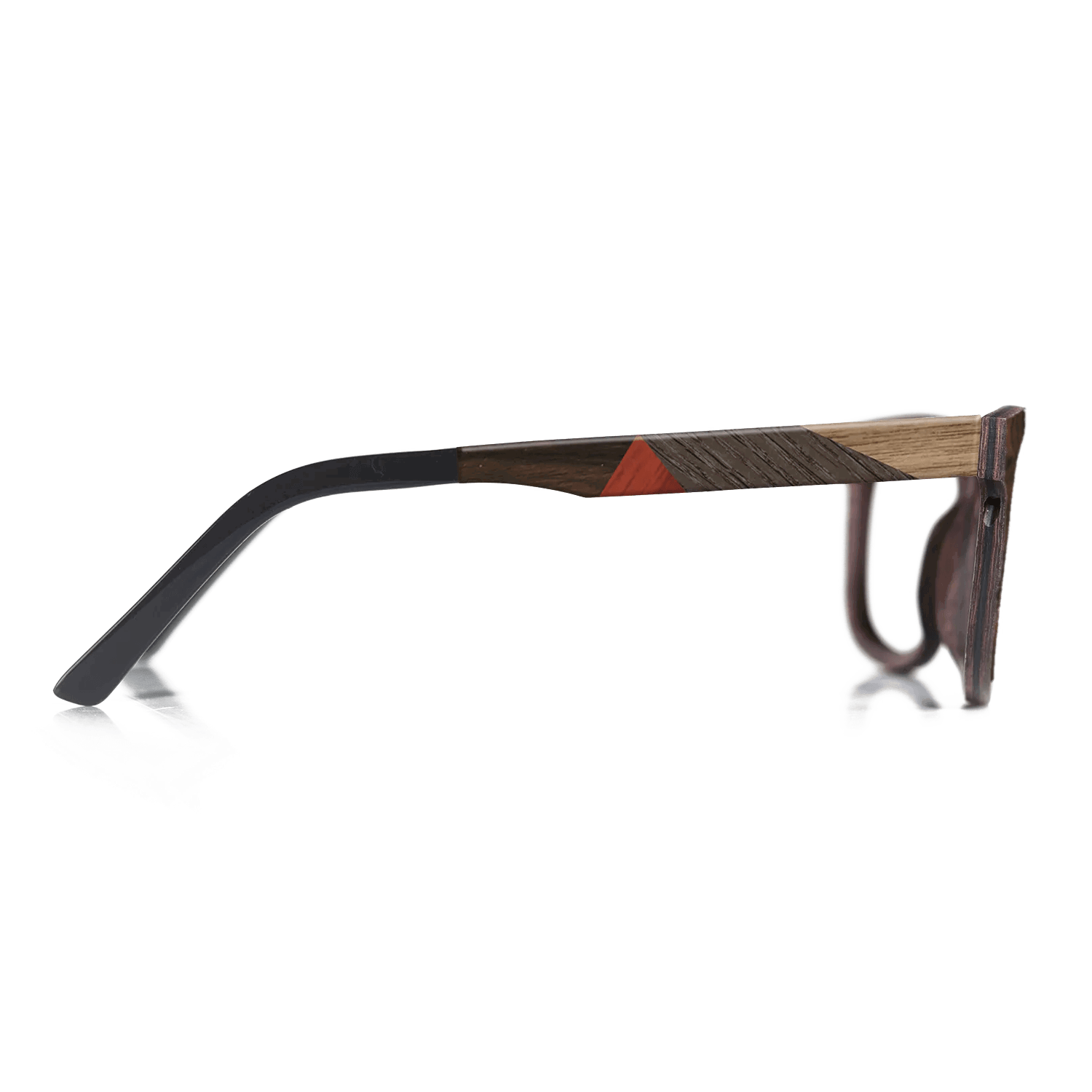 Fumed Oak,Walnut: Straight Grain,Ziricote Dark Quartered,Poplar Dyed: Red: Mosaic - The Maiden - Cat - 729 - SIRIS wood optic