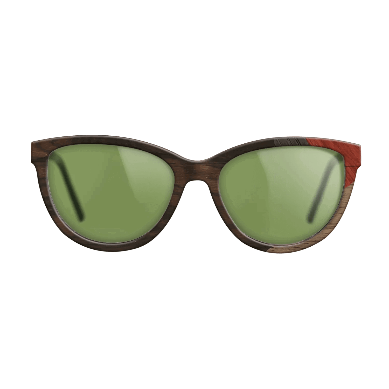 Fumed Oak,Walnut: Straight Grain,Ziricote Dark Quartered,Poplar Dyed: Red: Mosaic - The Maiden - Cat - 729 - SIRIS wood optic